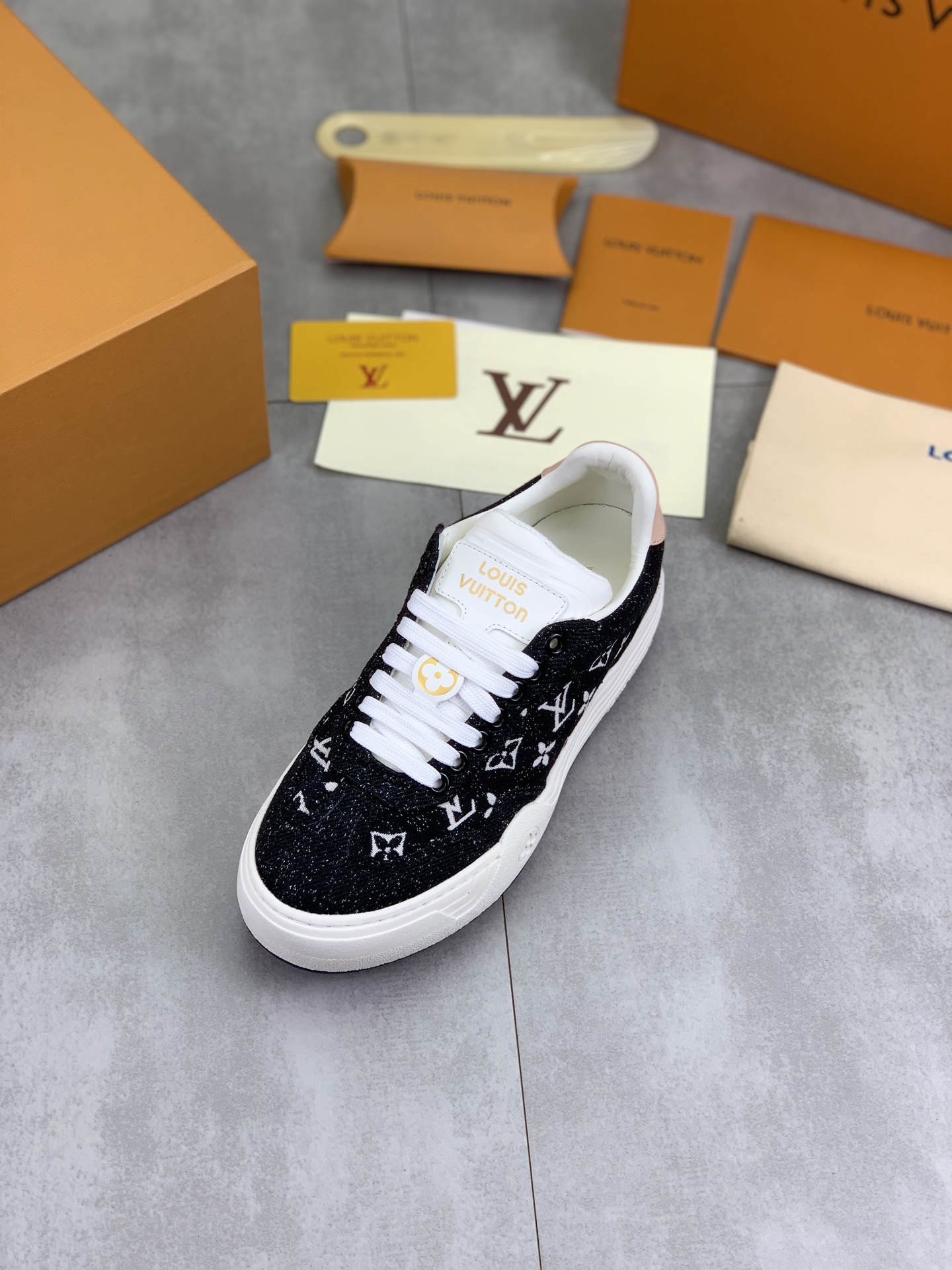 Louis Vuitton Time Out Sneakers - Monogram Canvas, Women's Size 35-40 5 i1744732518518 2162 0 3
