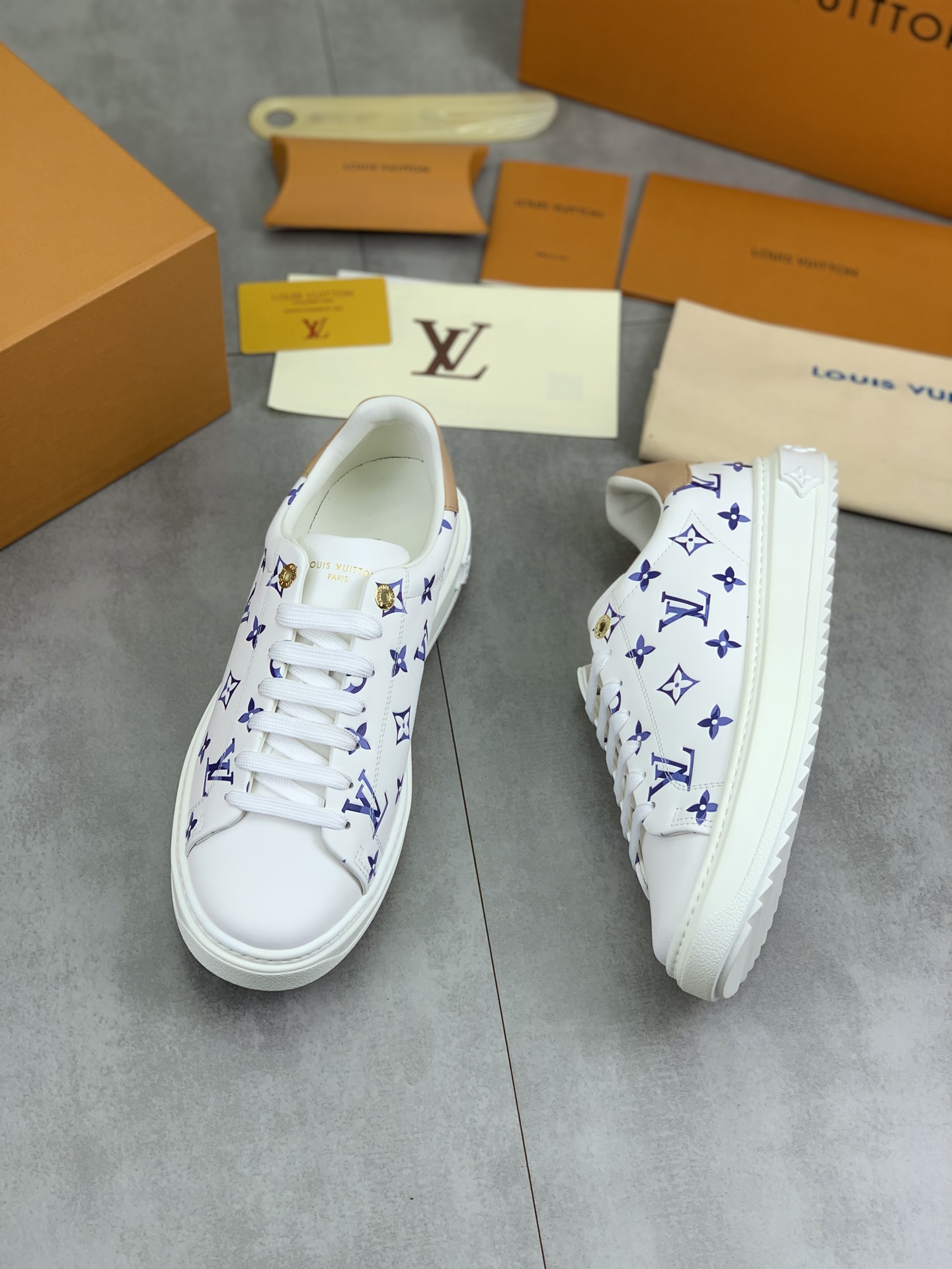 Louis Vuitton SS25 Time Out Sneakers: Classic Style with Monogram Details 6 i1744732535953 9537 0 4