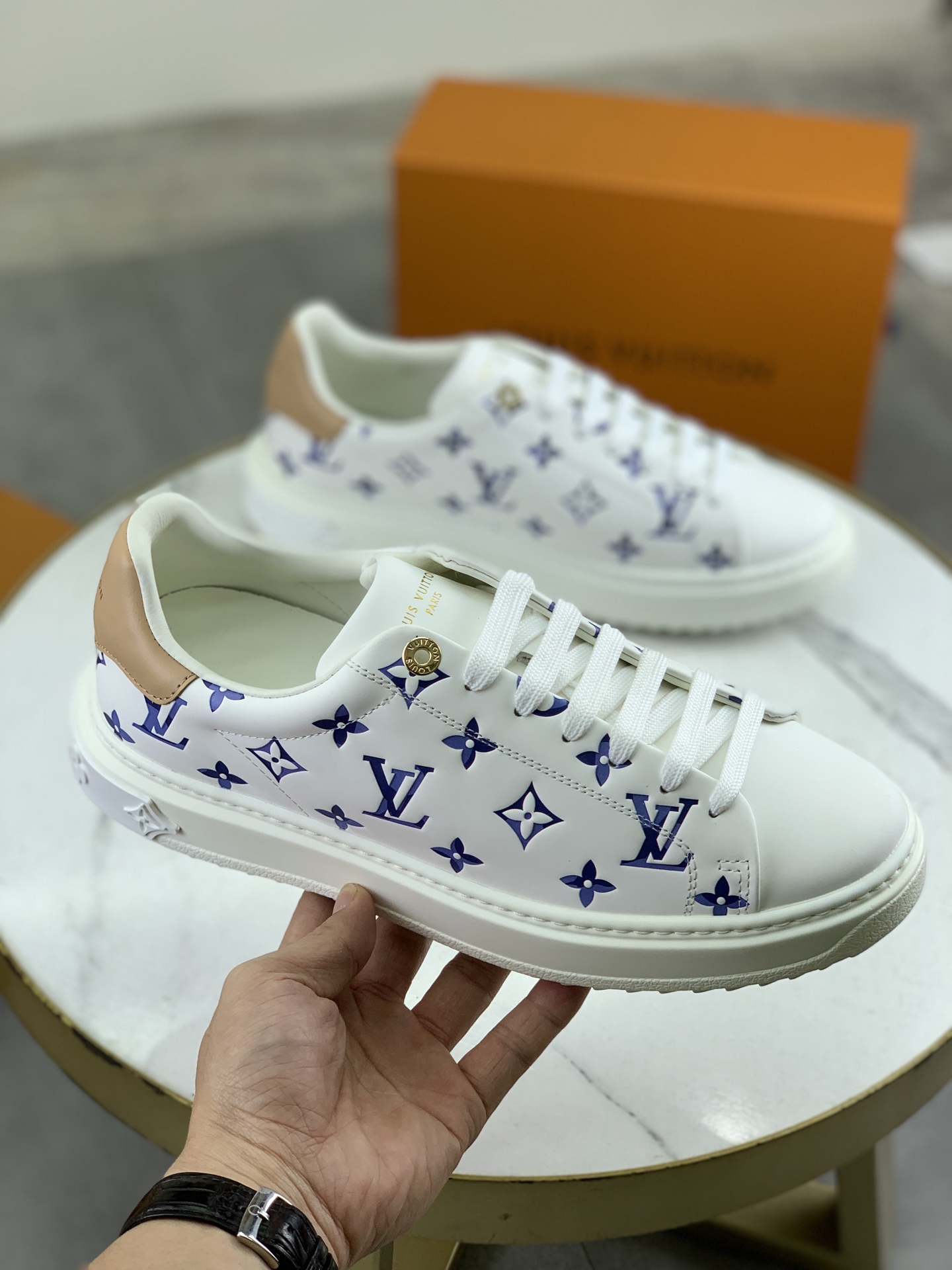 Louis Vuitton SS25 Time Out Sneakers: Classic Style with Monogram Details 4 i1744732536279 5706 0 2