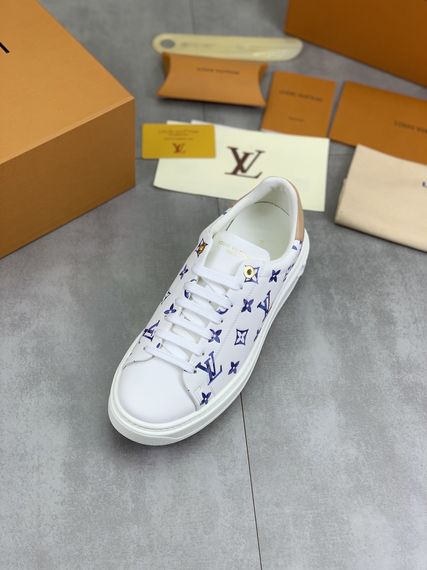 Louis Vuitton SS25 Time Out Sneakers: Classic Style with Monogram Details 5 i1744732539257 9643 0 3