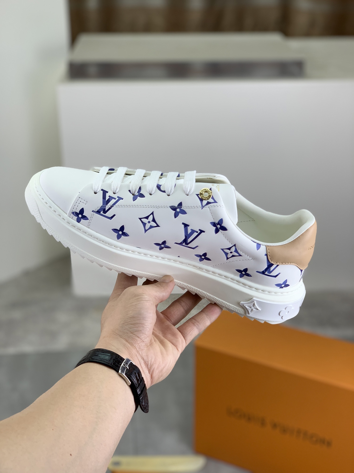 Louis Vuitton SS25 Time Out Sneakers: Classic Style with Monogram Details 7 i1744732539422 1217 0 5