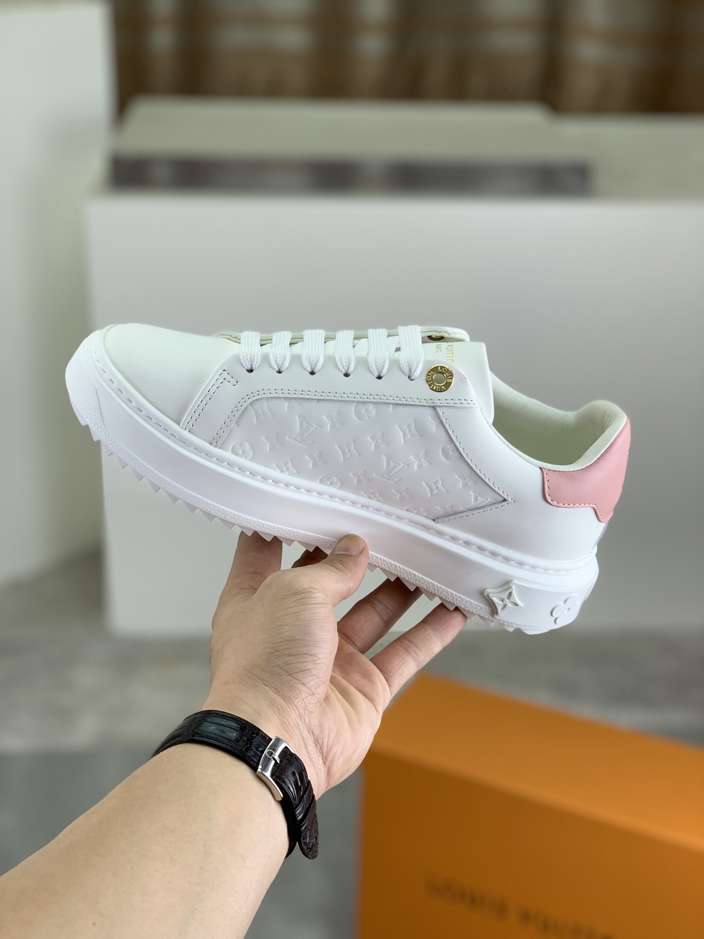 Louis Vuitton Time Out Sneakers - SS25 Collection, Sakura Blossom Design 7 i1744732558948 7390 0 5