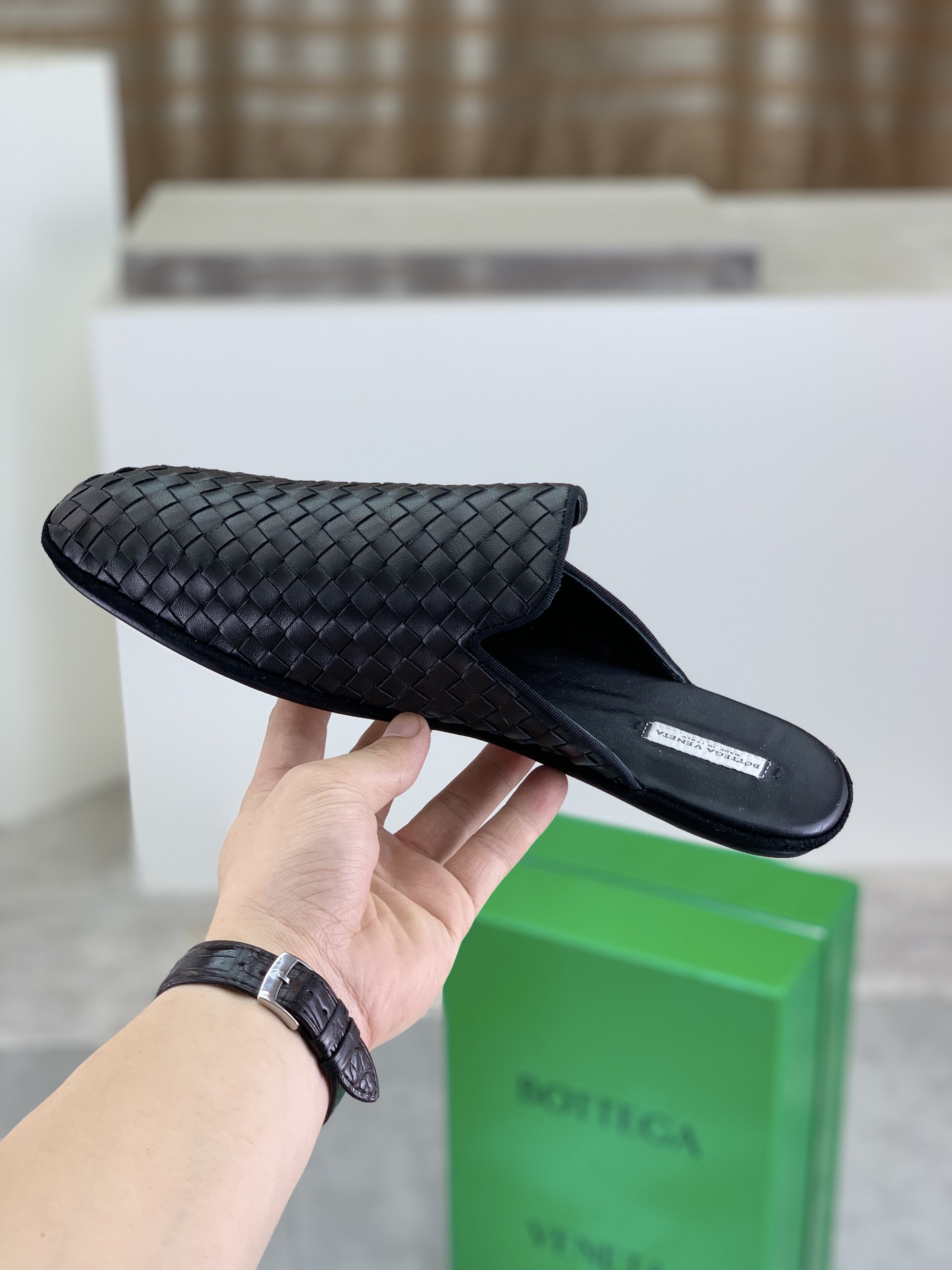 Bottega Veneta Woven Nappa Leather Mules, Top Quality Leather Sole 7 i1745167535580 5245 0 5