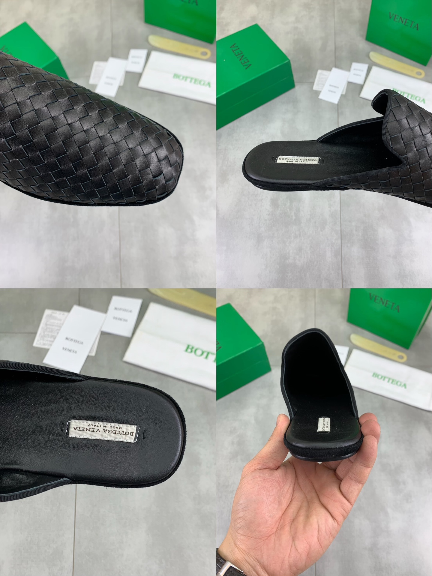 Bottega Veneta Woven Nappa Leather Mules, Top Quality Leather Sole 10 i1745167536420 2314 0 8