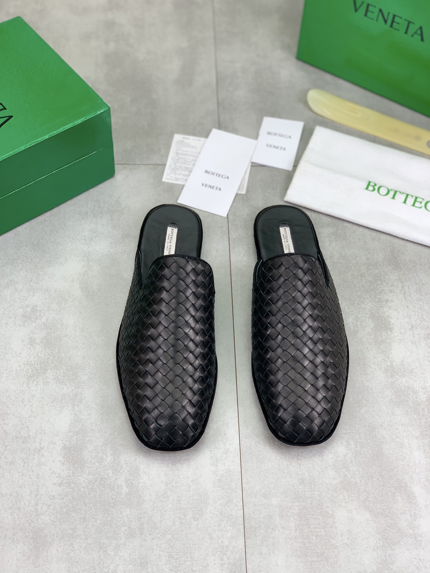 Bottega Veneta Woven Nappa Leather Mules, Top Quality Leather Sole 3 i1745167538051 2204 0 1