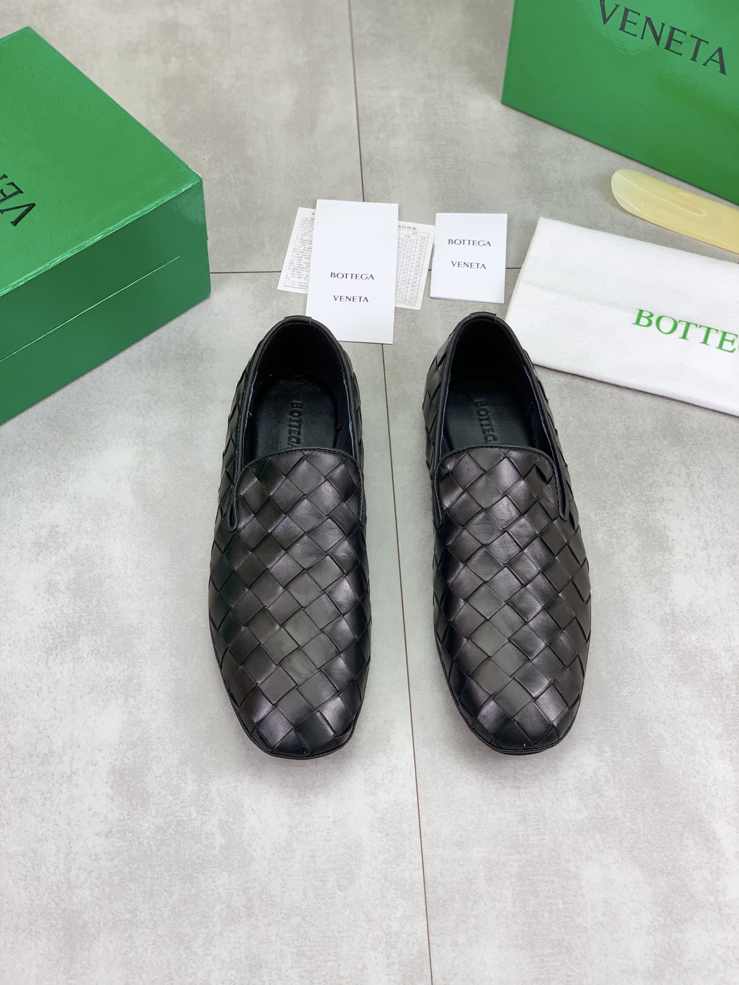Bottega Veneta Woven Leather Loafers - Premium Quality, Handmade, Leather Sole 3 i1745167648067 7863 0 1