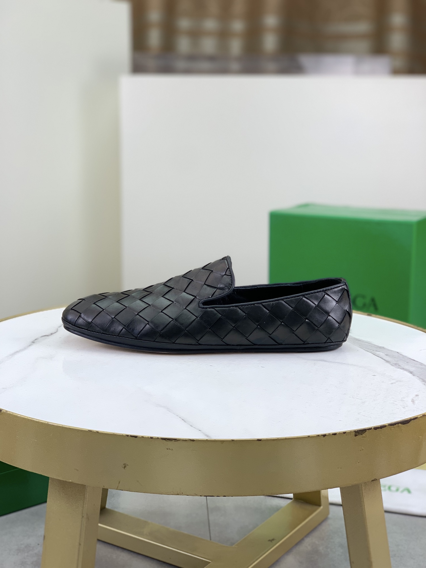 Bottega Veneta Woven Leather Loafers - Premium Quality, Handmade, Leather Sole 1 Bottega Veneta Woven Leather Loafers - Premium Quality, Handmade, Leather Sole