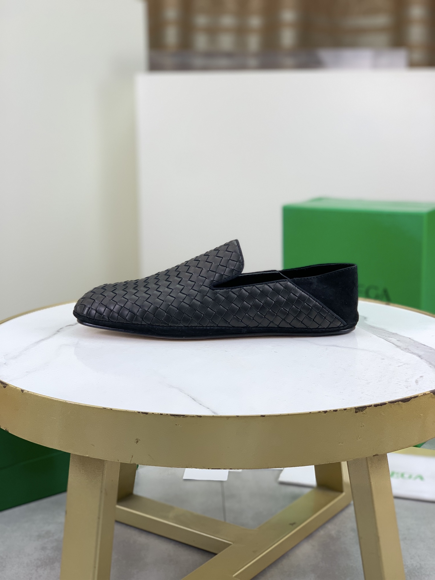 Bottega Veneta Men's Woven Leather Loafers - Luxurious & Comfortable 1 Bottega Veneta Men's Woven Leather Loafers - Luxurious & Comfortable