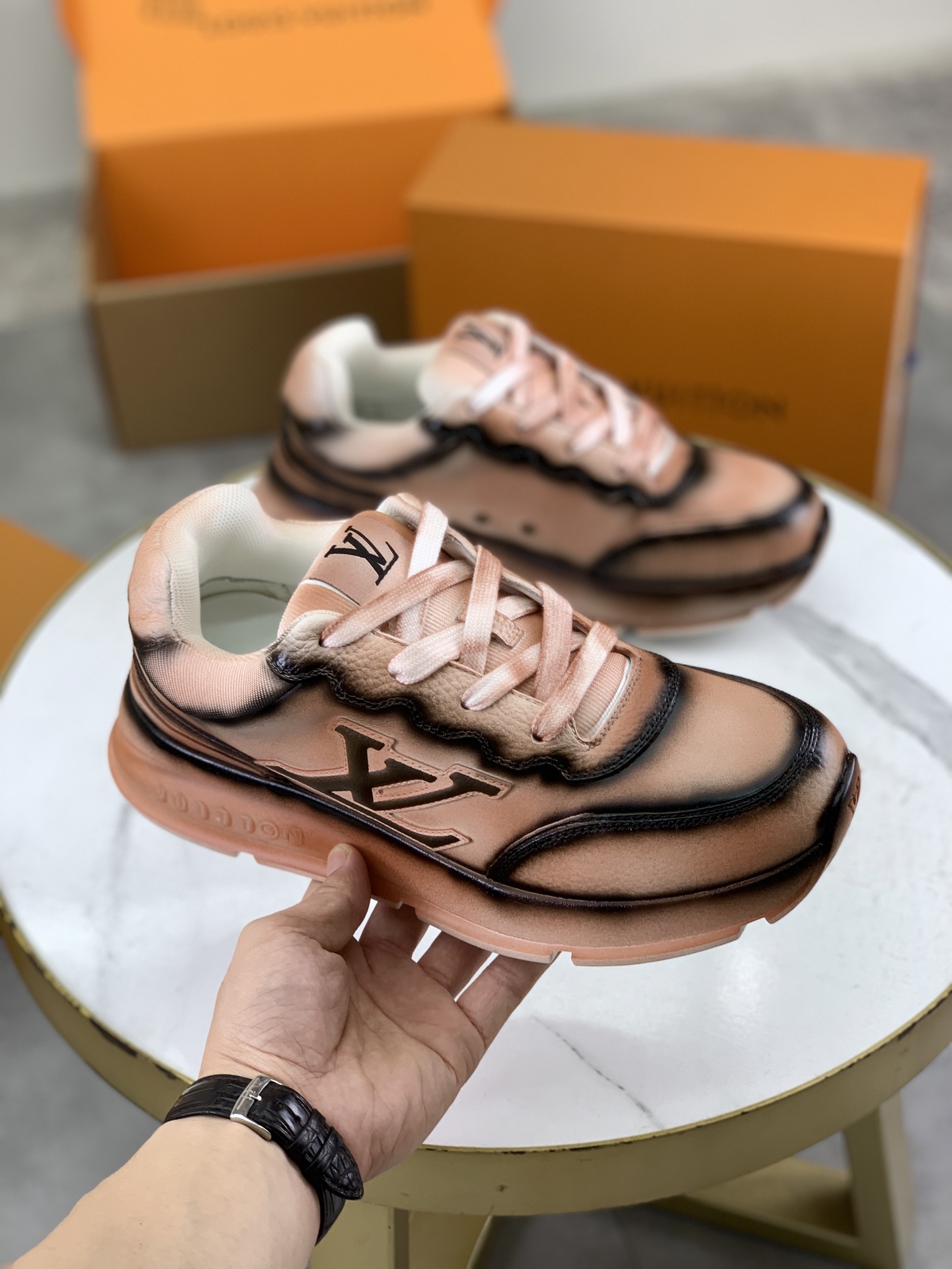 Louis Vuitton Couple Craft Sneakers - High-Quality, Original Design 4 i1745482986289 9339 0 2