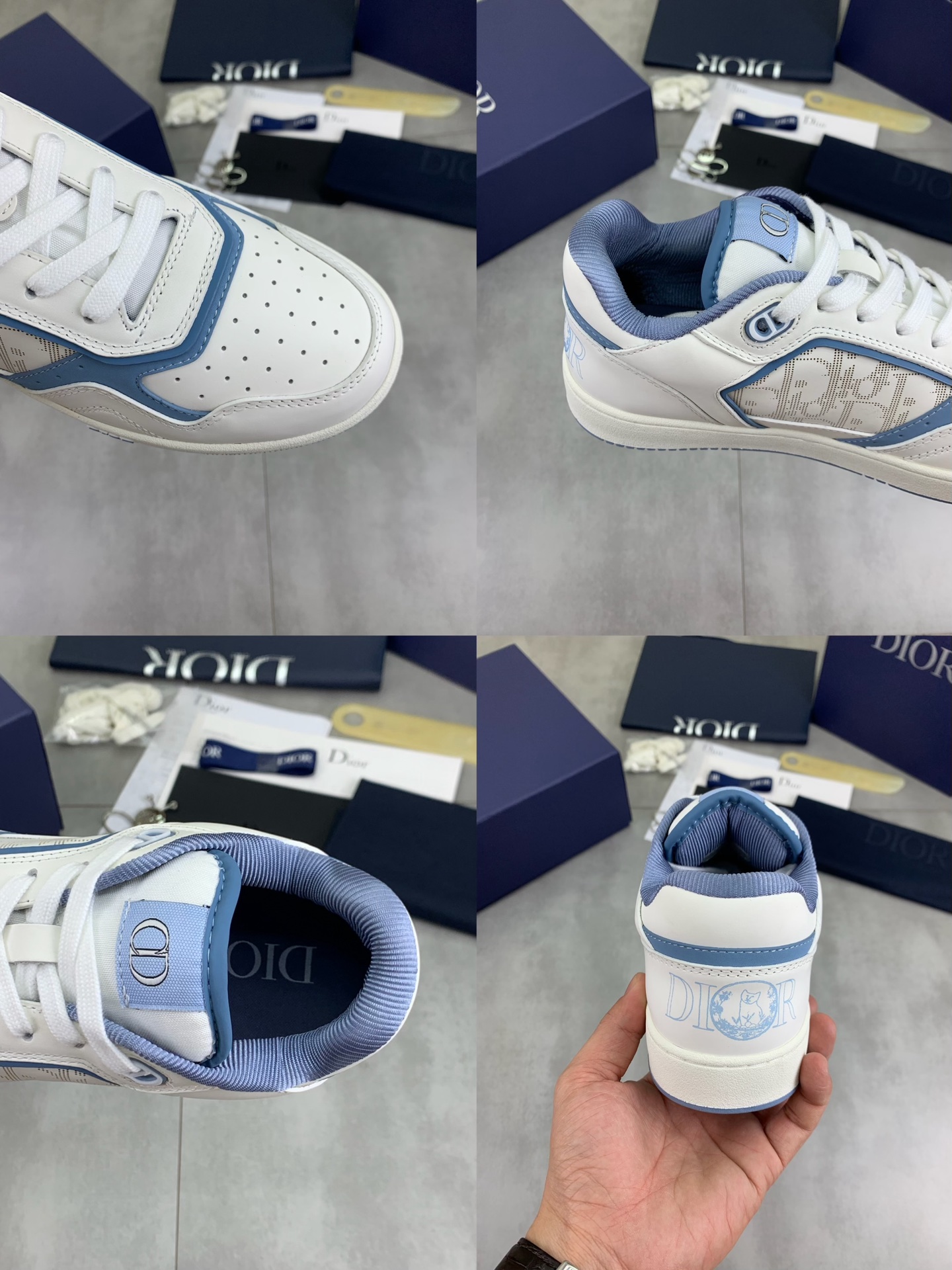 Dior B57 Low-Top Sneakers - Oblique Print, Leather, and CD Icon Details 10 i1745601039989 1865 0 8