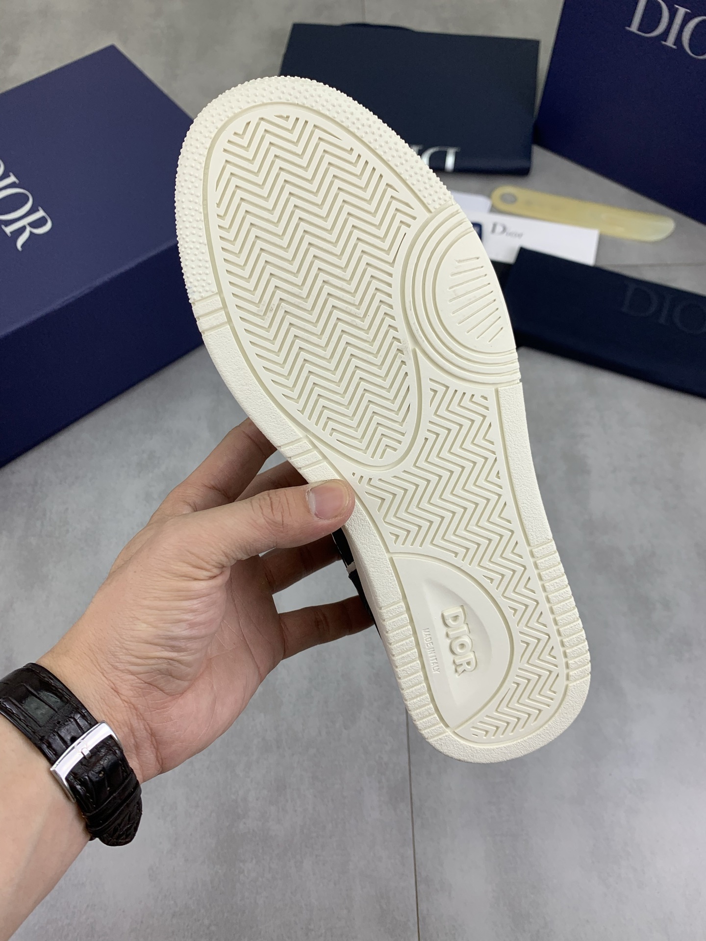 Dior B57 Low-Top Sneakers, Oblique Print, Leather, Lace-up, Unisex 9 i1745601053837 2193 0 7