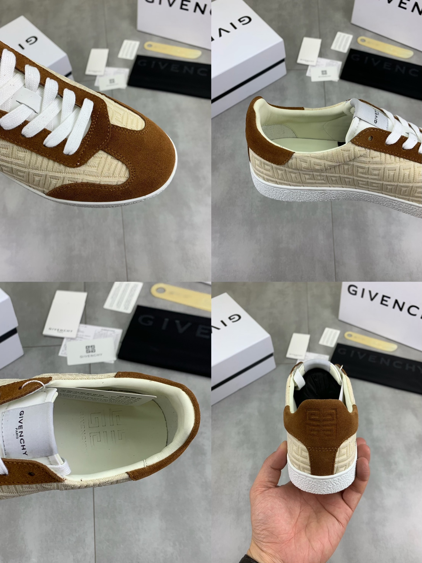 Givenchy Low-Top Lace-Up Sneakers in Calfskin Leather - Stylish & Comfortable 10 i1745768767935 7381 0 8