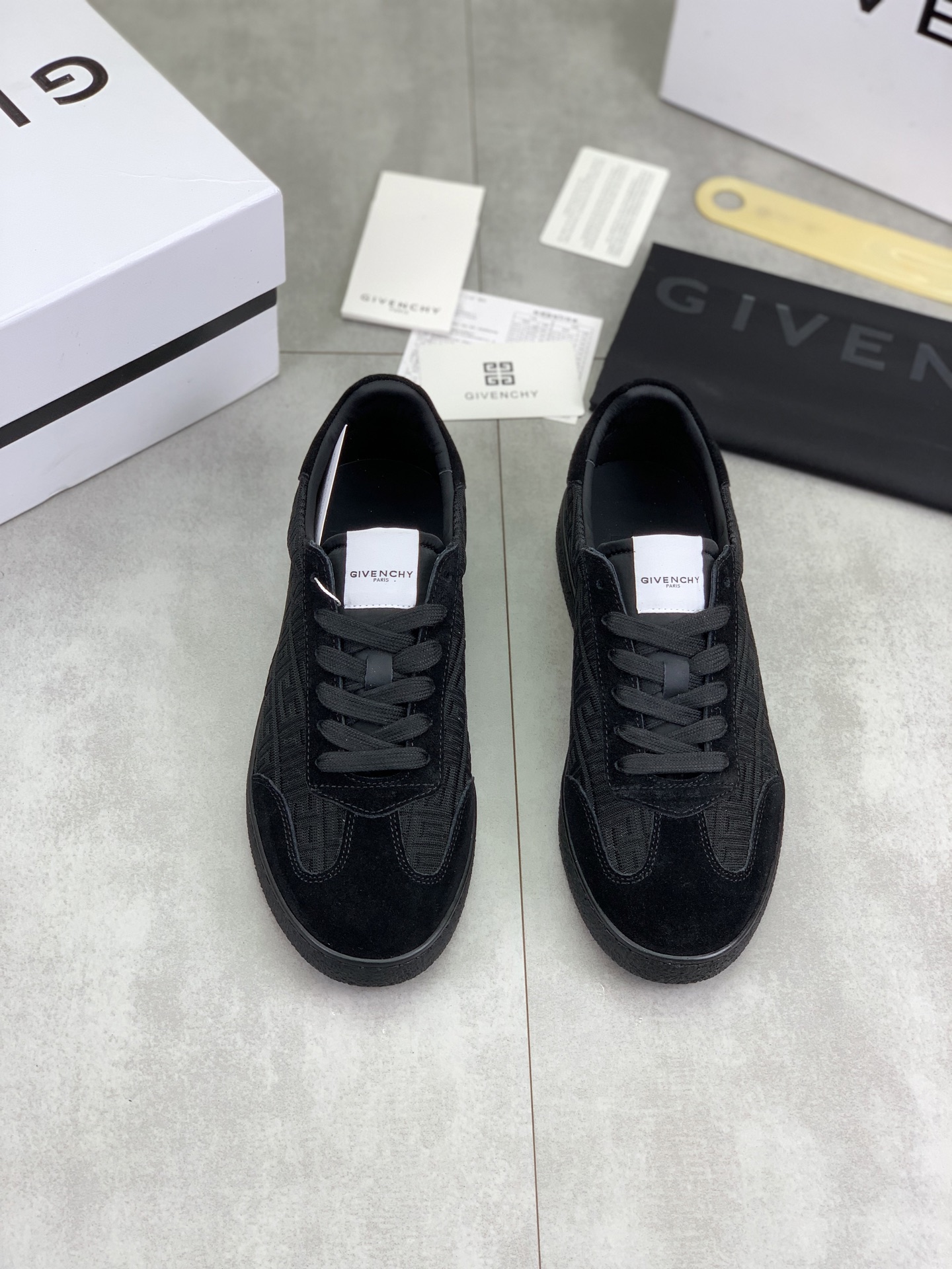 Givenchy Men's City Sport Low Top Sneakers Black Leather Size 38-44 3 i1745768813177 3161 0 1