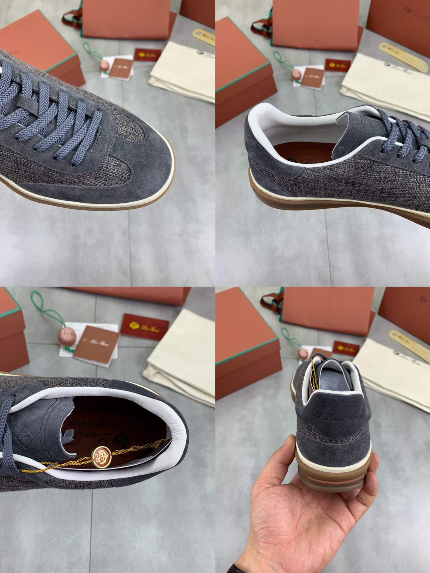Loro Piana Men's Premium Quality Canvas Sneakers - Comfortable and Stylish 10 i1745768910808 8390 0 8