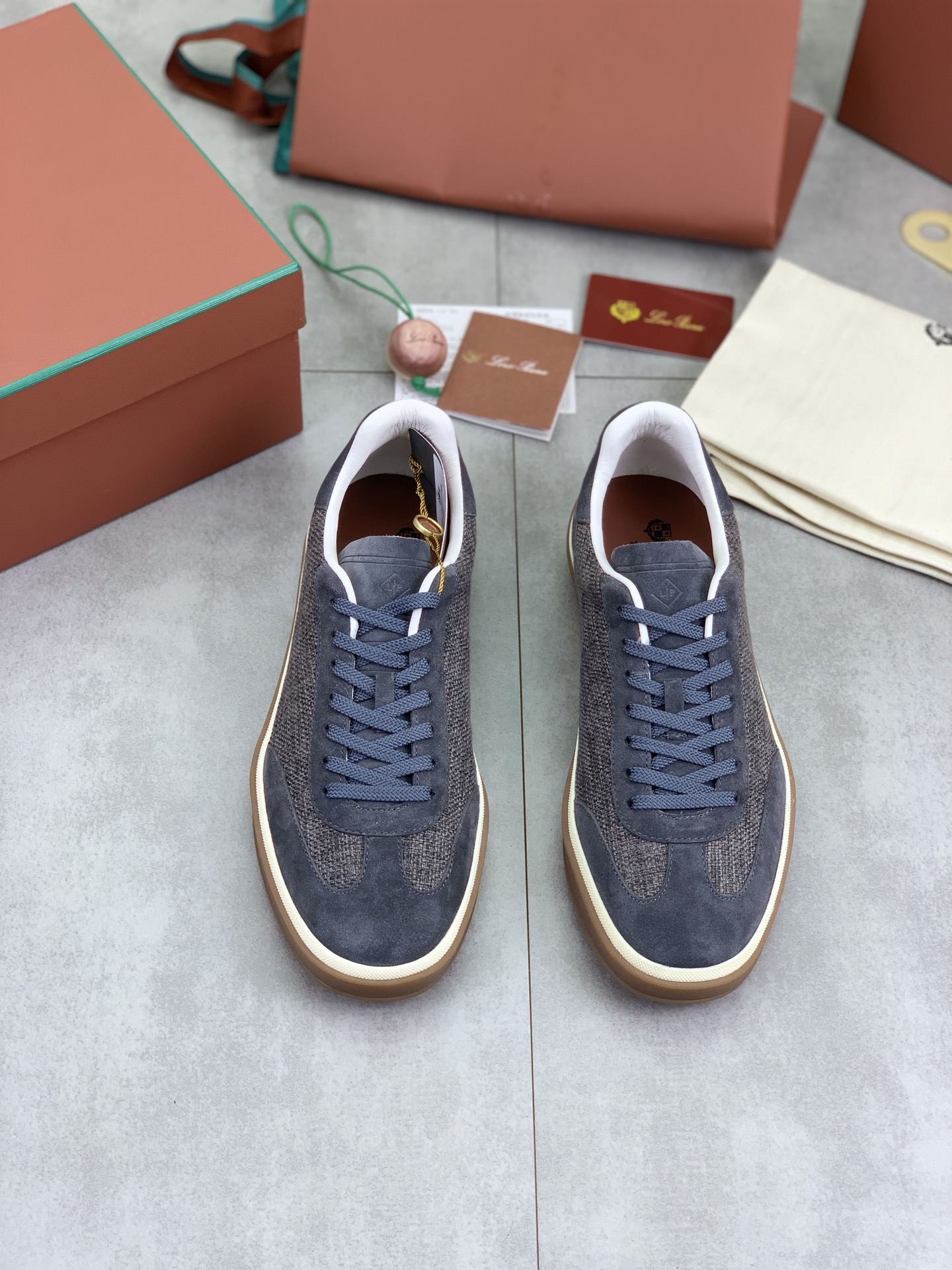 Loro Piana Men's Premium Quality Canvas Sneakers - Comfortable and Stylish 3 i1745768913223 1118 0 1