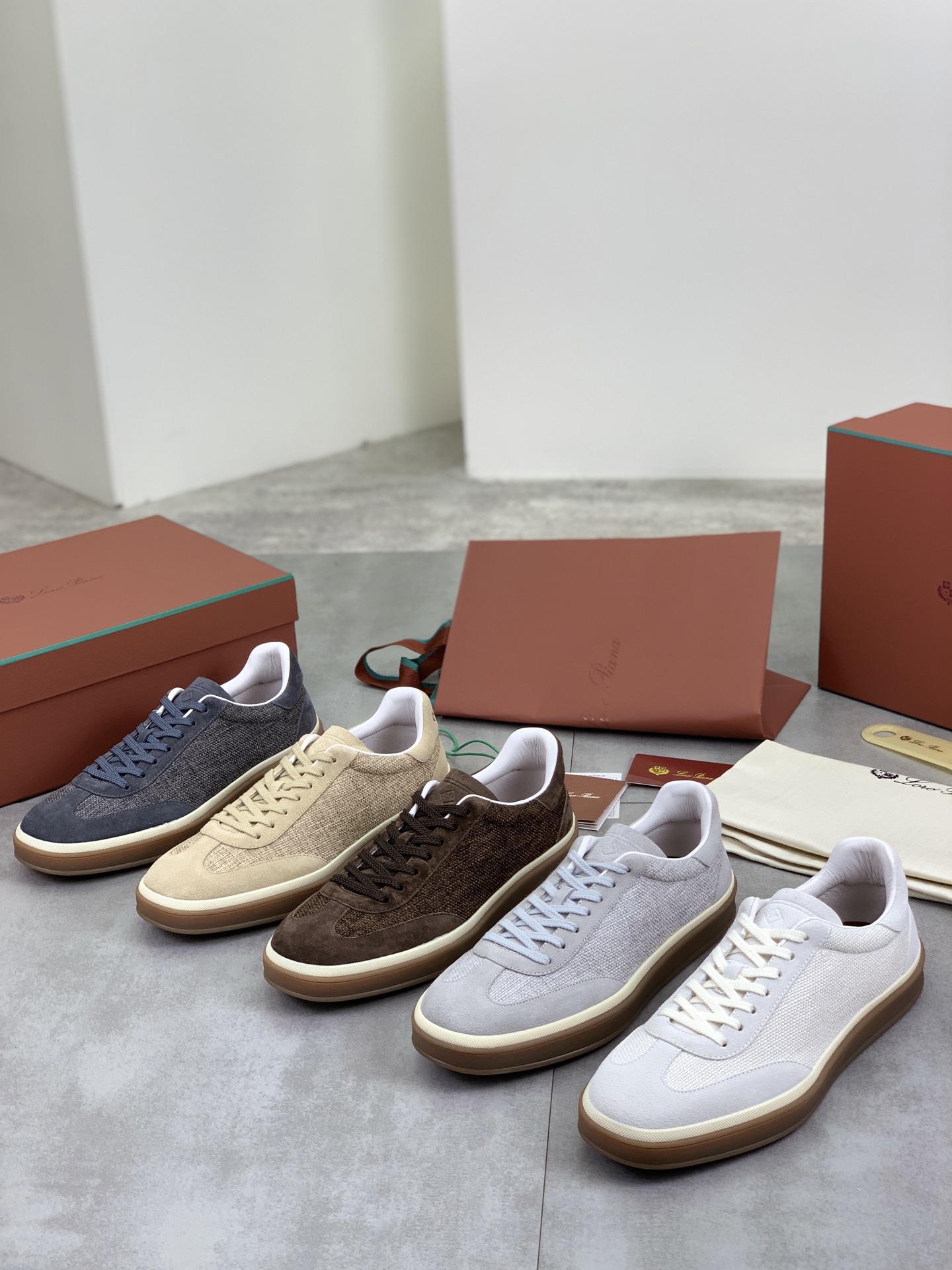 Loro Piana Men's Premium Quality Canvas Sneakers - Comfortable and Stylish 11 i1745768913458 4099 0 9