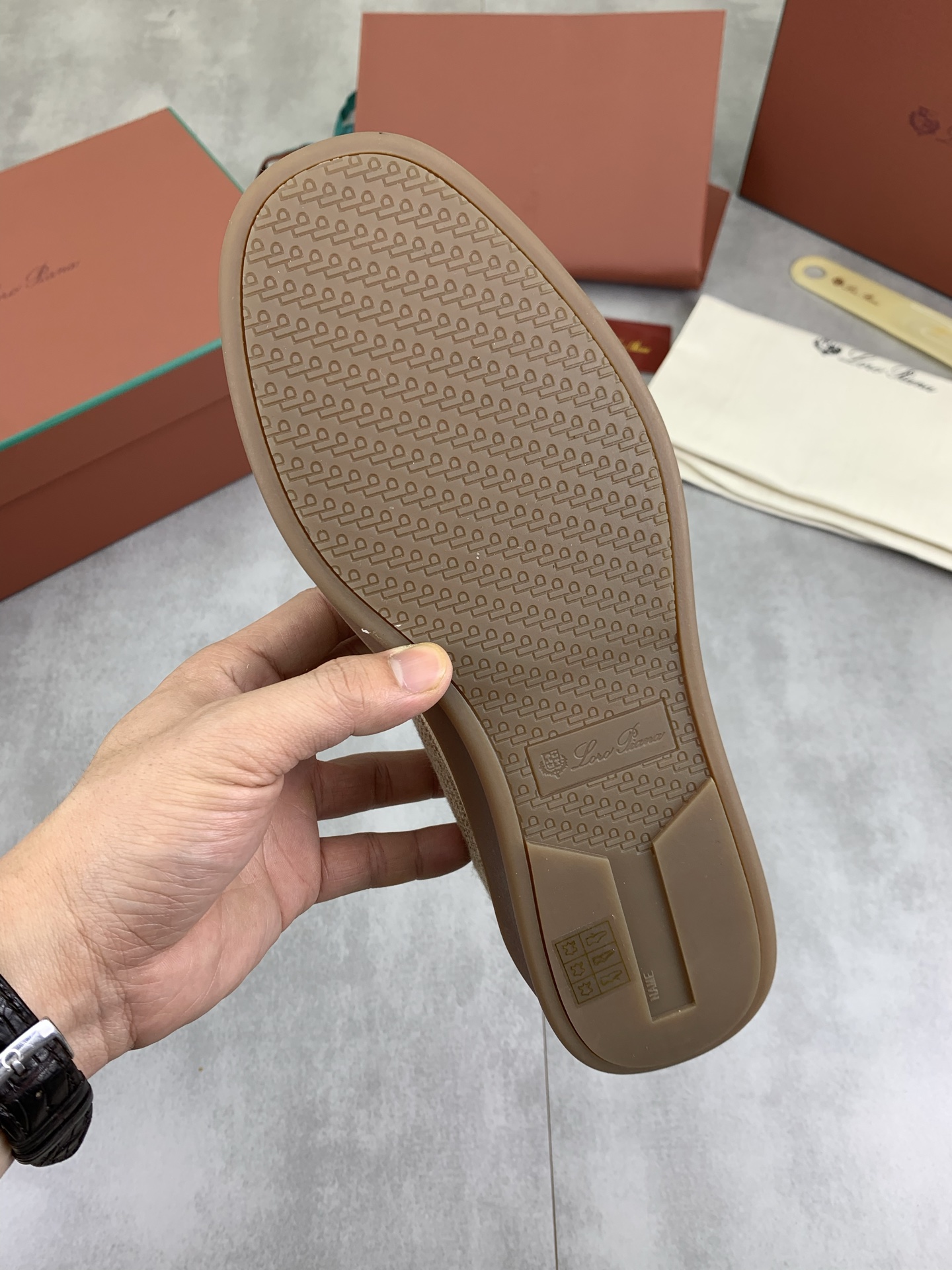 Loro Piana Men's Beige Woven Fabric Sneakers, Italian Craftsmanship 9 i1745768958980 6408 0 7
