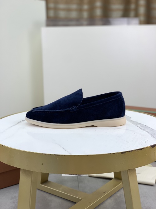 Loro Piana Men's Suede Loafers - Handmade Leather Sole, Comfortable Slip-Ons 1 Loro Piana Men's Suede Loafers - Handmade Leather Sole, Comfortable Slip-Ons