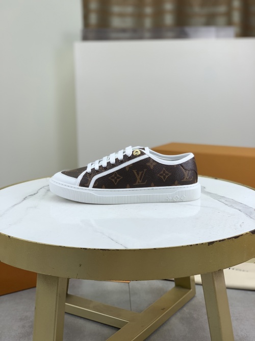 Louis Vuitton Time Out Monogram Canvas Sneaker Low Top Shoes 1 Louis Vuitton Time Out Monogram Canvas Sneaker Low Top Shoes