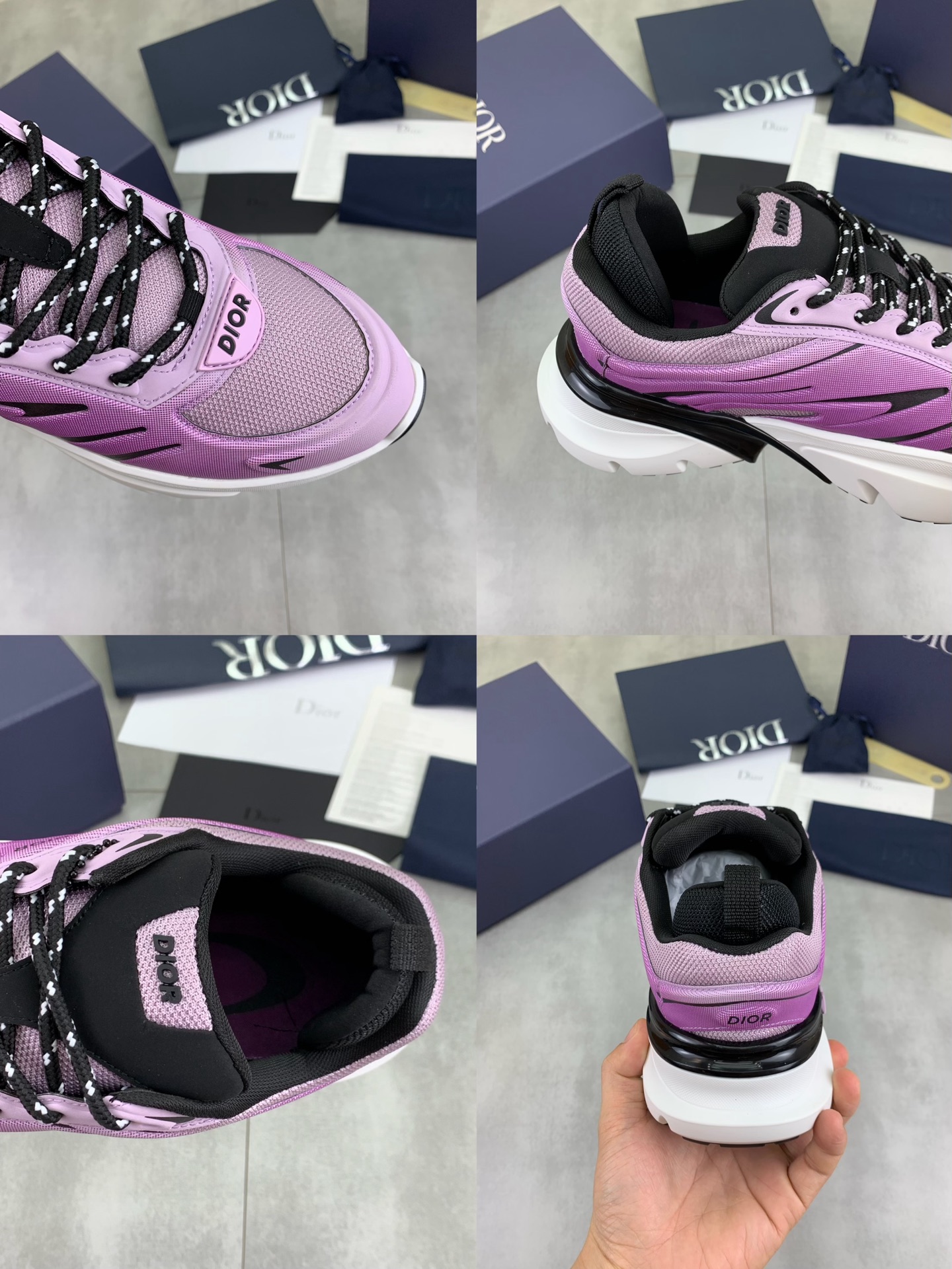 Dior Chrono High-End Sneakers: Purple, Stylish, Comfortable, Size 38-44 10 i1746890588462 4768 0 8