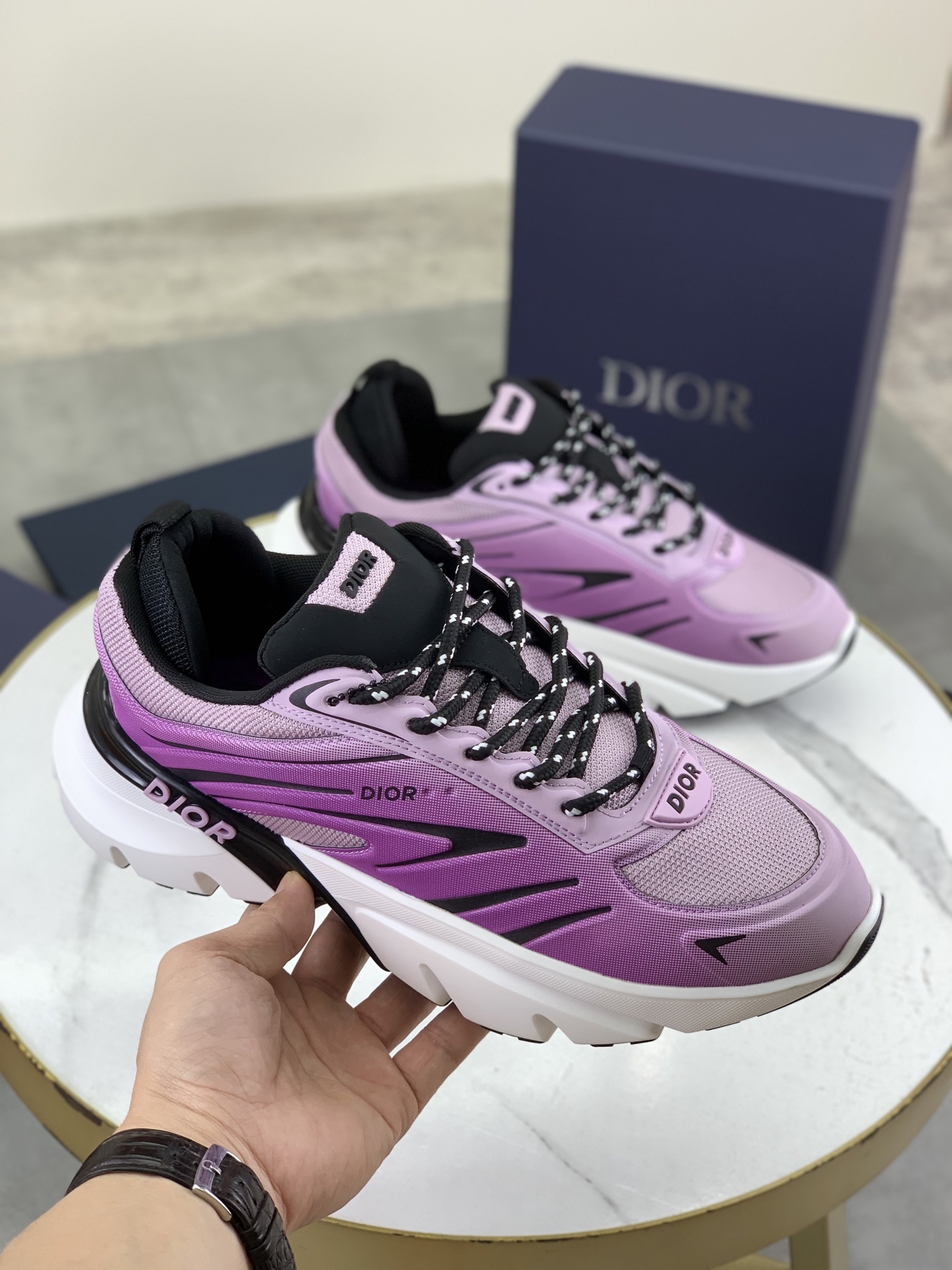 Dior Chrono High-End Sneakers: Purple, Stylish, Comfortable, Size 38-44 4 i1746890589134 2364 0 2