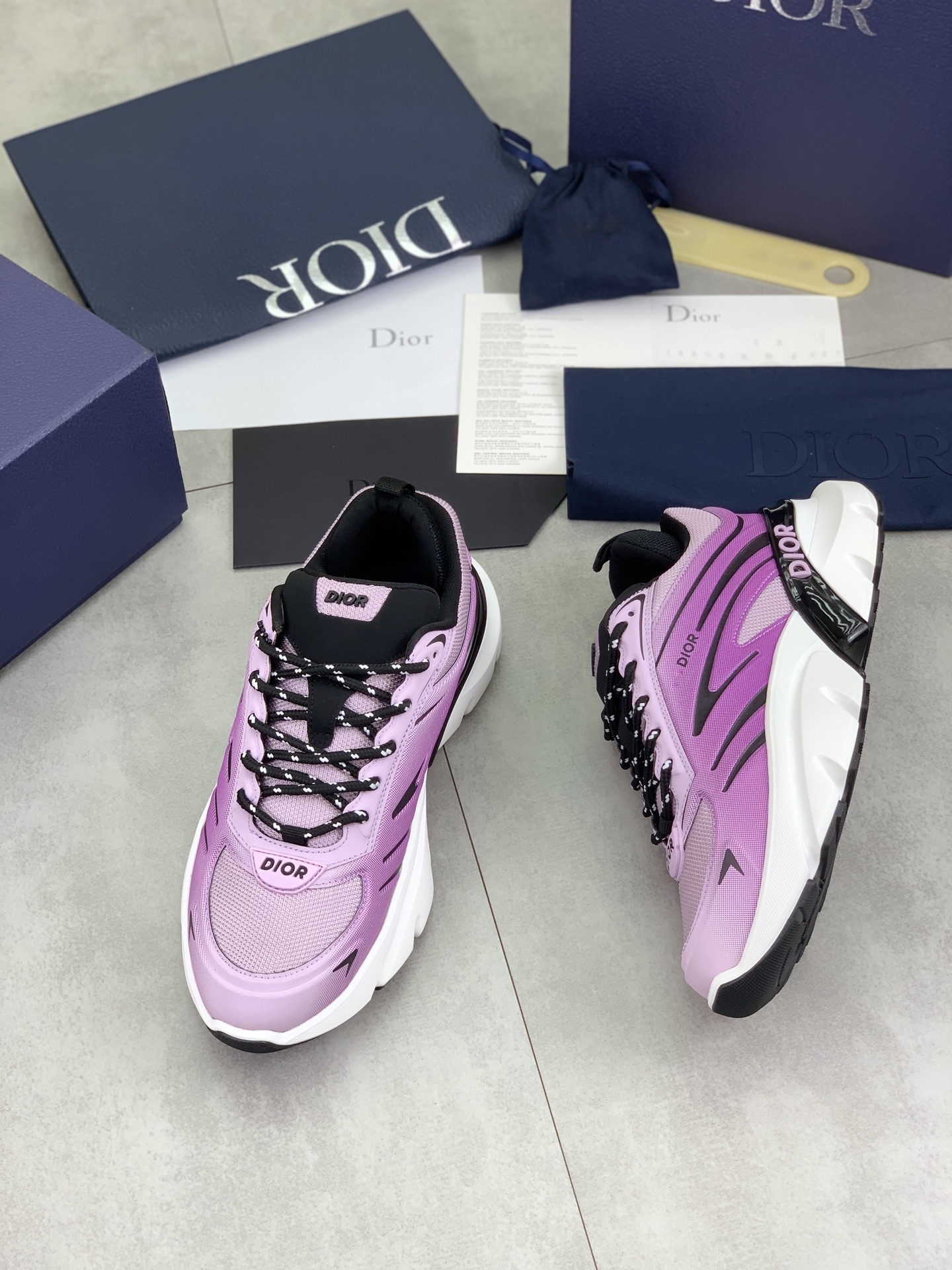 Dior Chrono High-End Sneakers: Purple, Stylish, Comfortable, Size 38-44 6 i1746890592218 6707 0 4