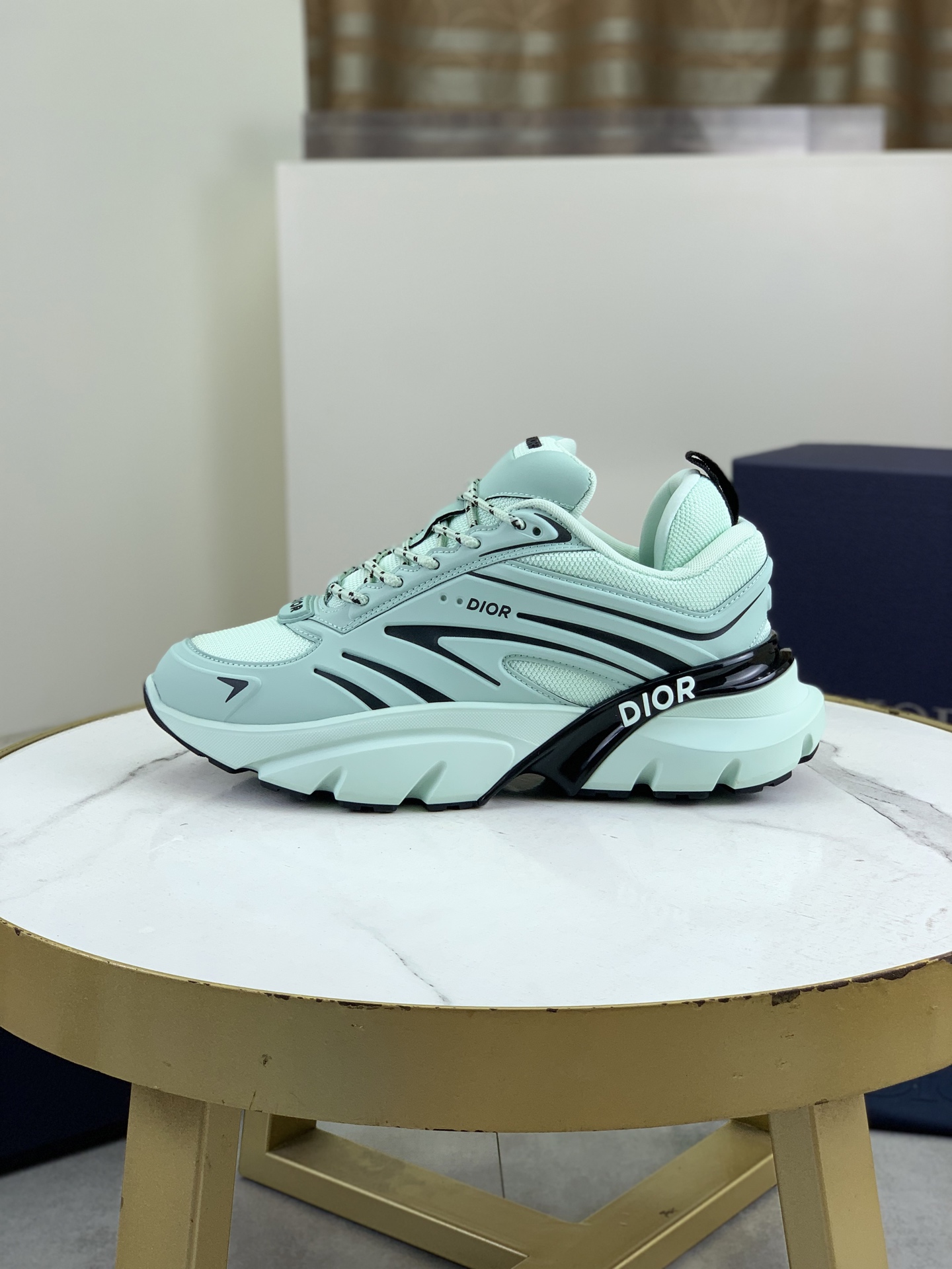Dior Chrono Mint Green Sneakers Premium Running Shoes, Sizes 38-44 2 i1746890724662 4213 0 0