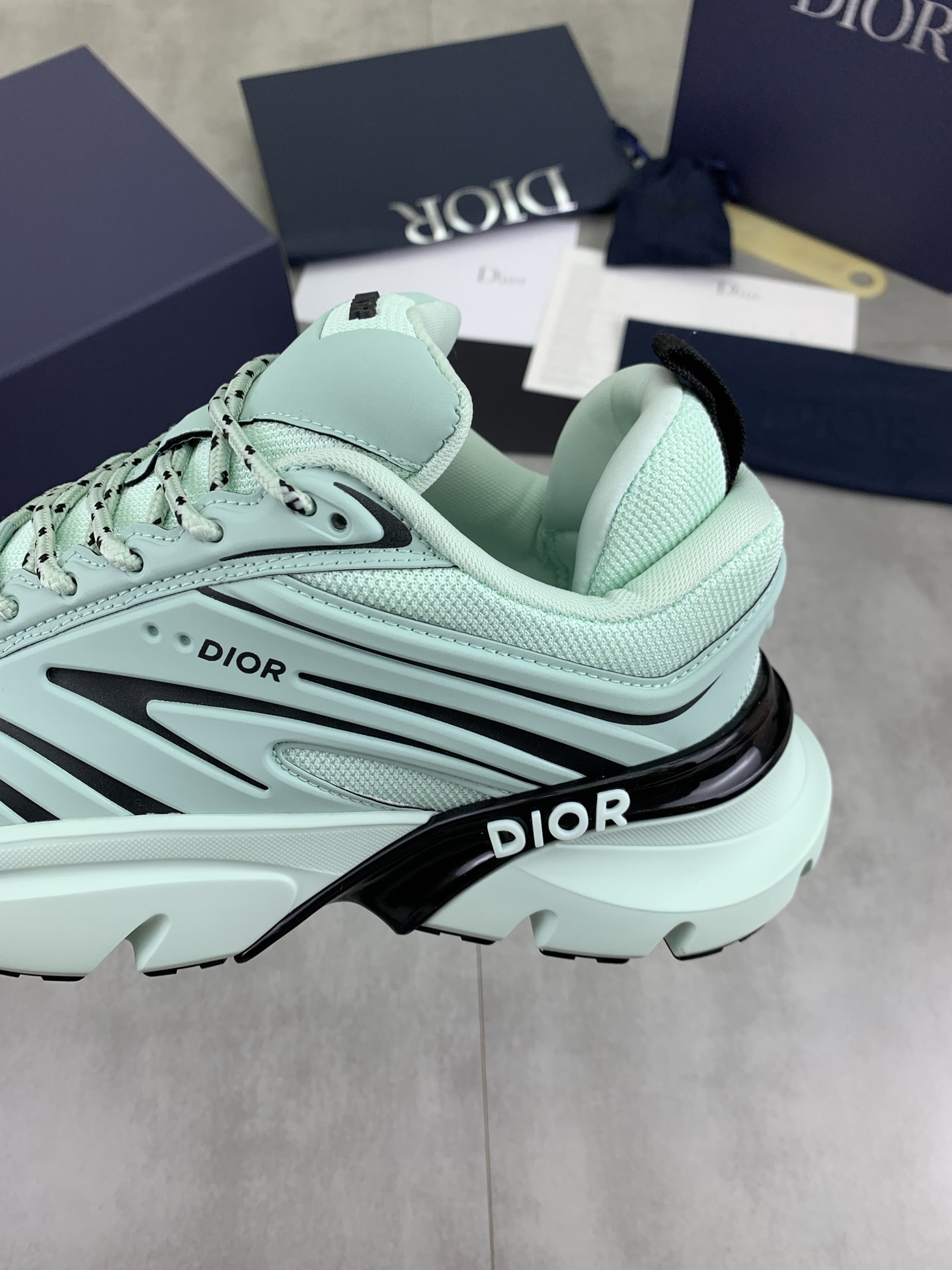 Dior Chrono Mint Green Sneakers Premium Running Shoes, Sizes 38-44 8 i1746890726471 6648 0 6