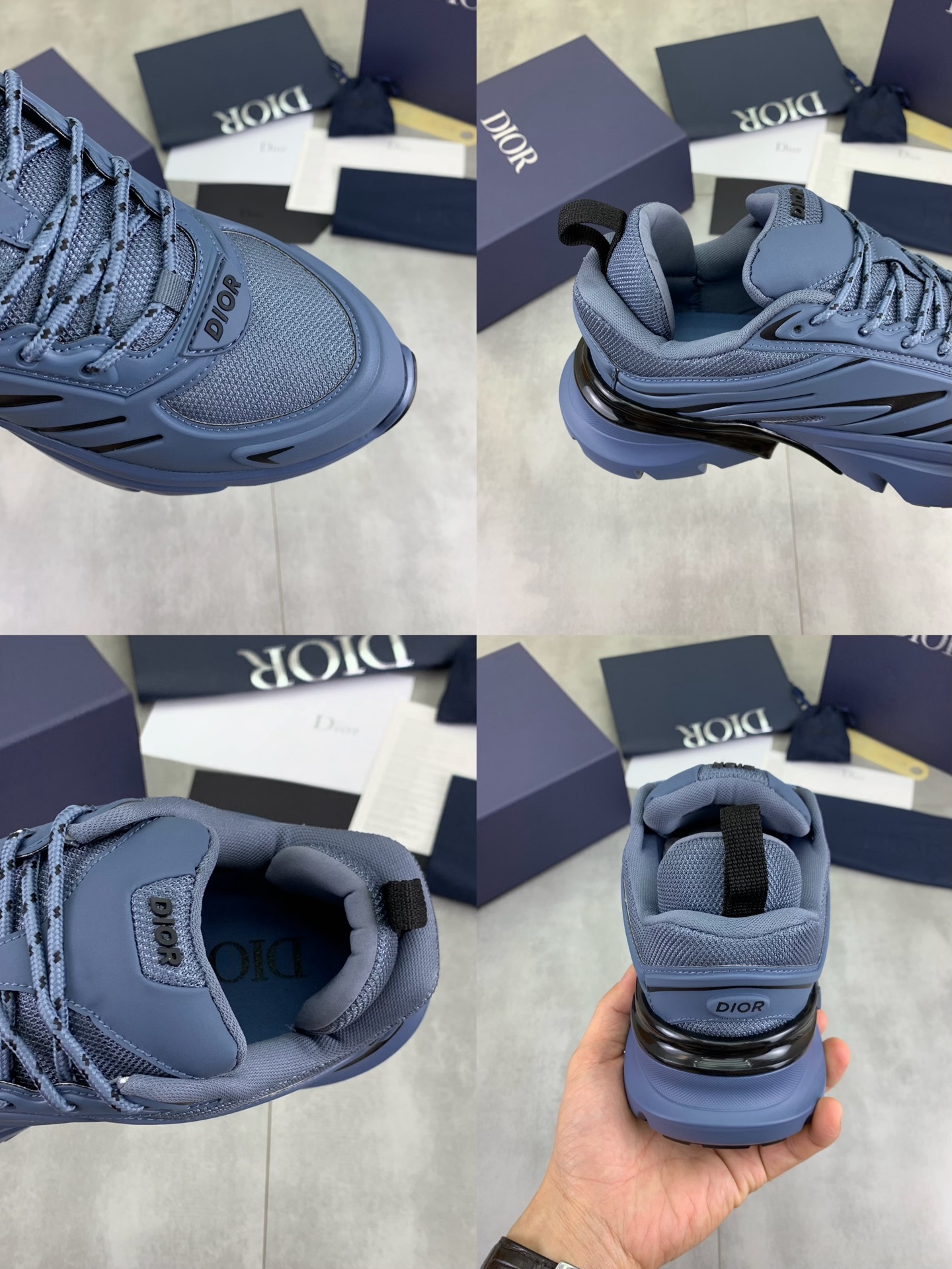 Dior Chrono Sneakers 2025 - Blue Casual Running Shoes for Men & Women 10 i1746890737961 8327 0 8