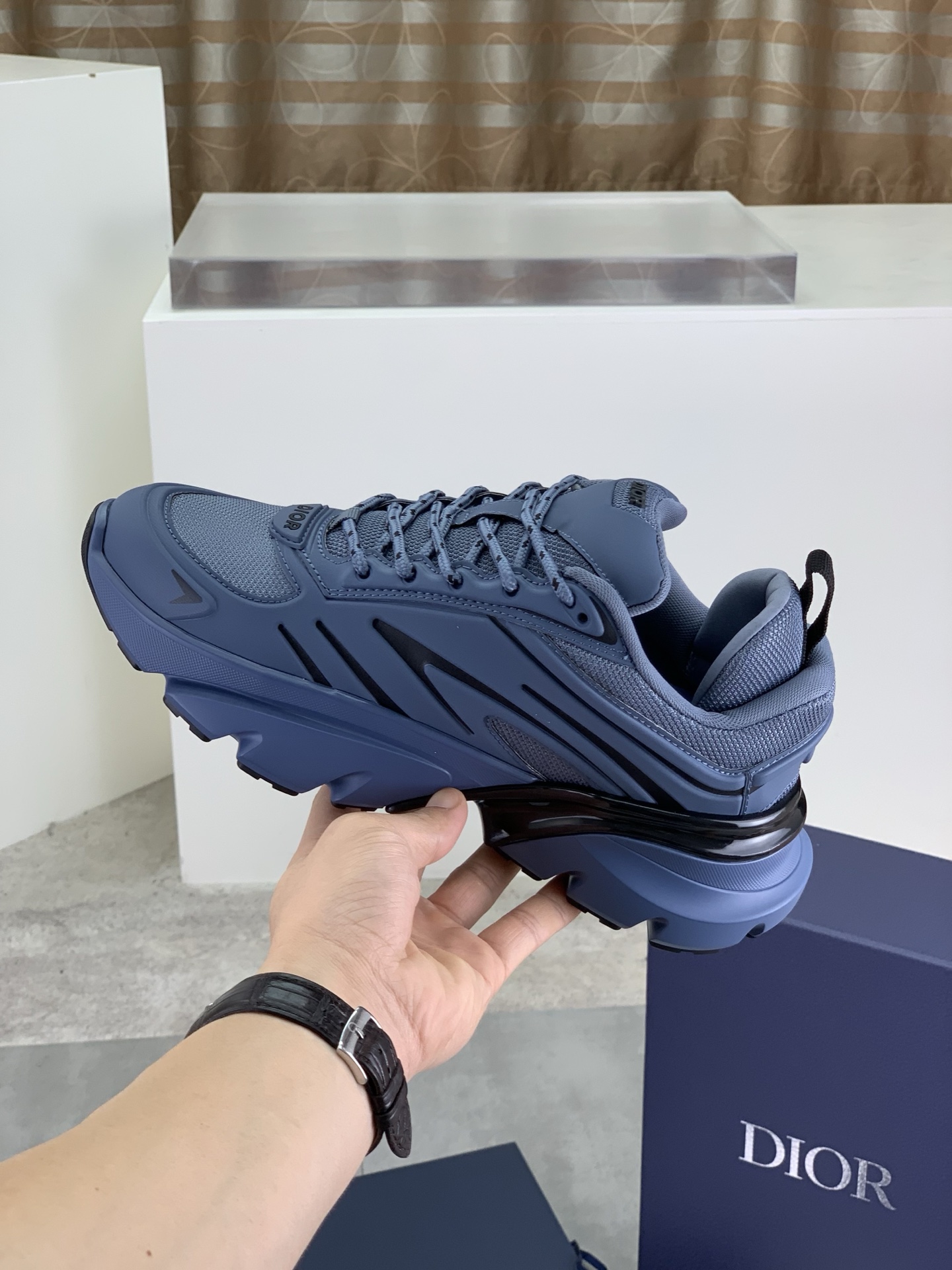 Dior Chrono Sneakers 2025 - Blue Casual Running Shoes for Men & Women 7 i1746890738334 5365 0 5