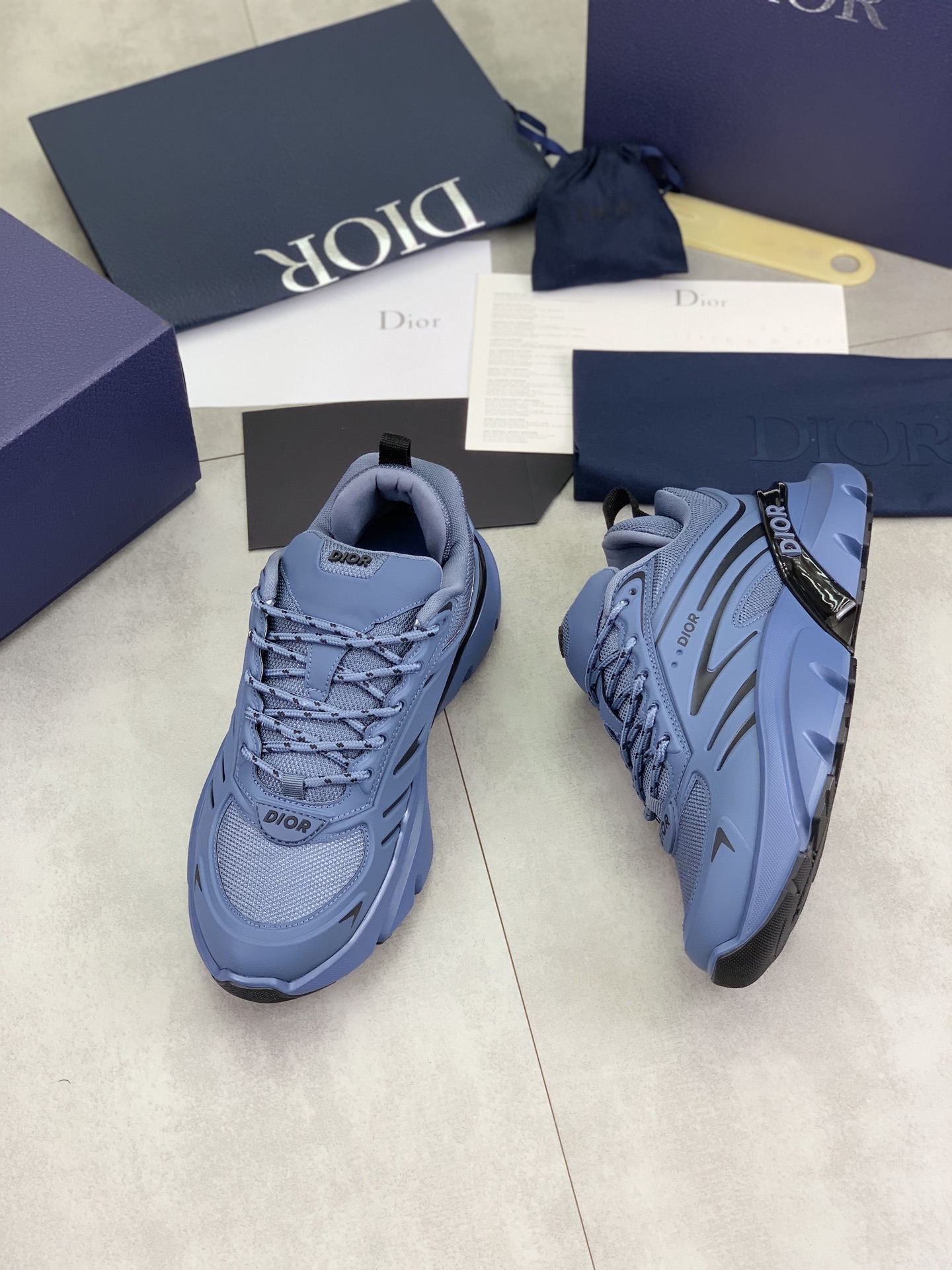 Dior Chrono Sneakers 2025 - Blue Casual Running Shoes for Men & Women 6 i1746890741164 5829 0 4