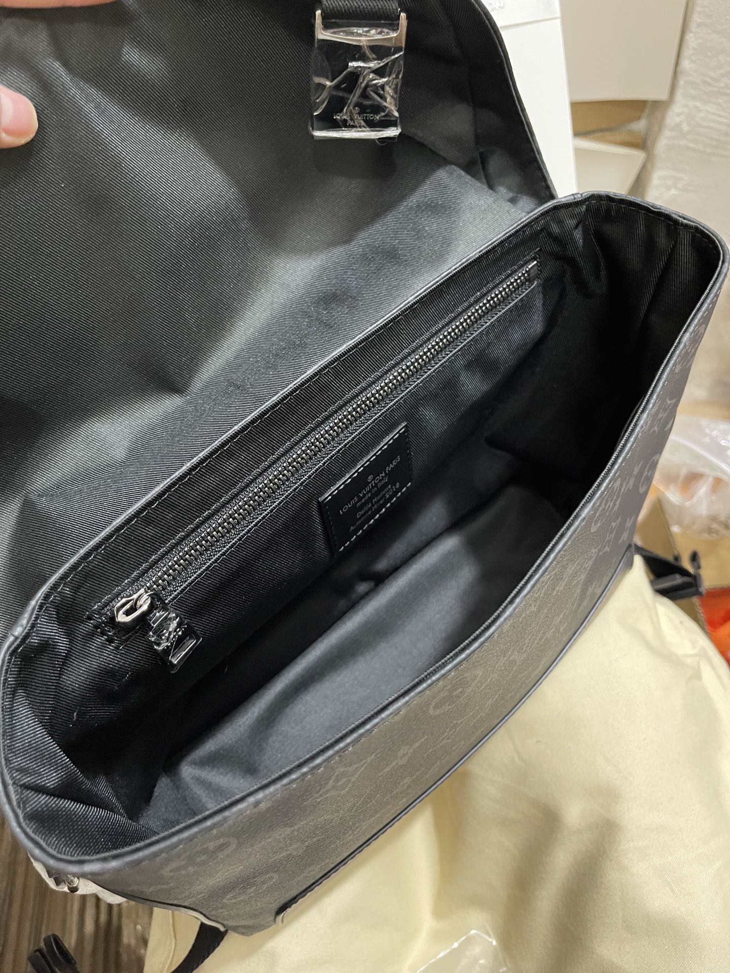 正品级法国版SP免检 客定✈️发货实拍👜 黑武士邮差包 M40511