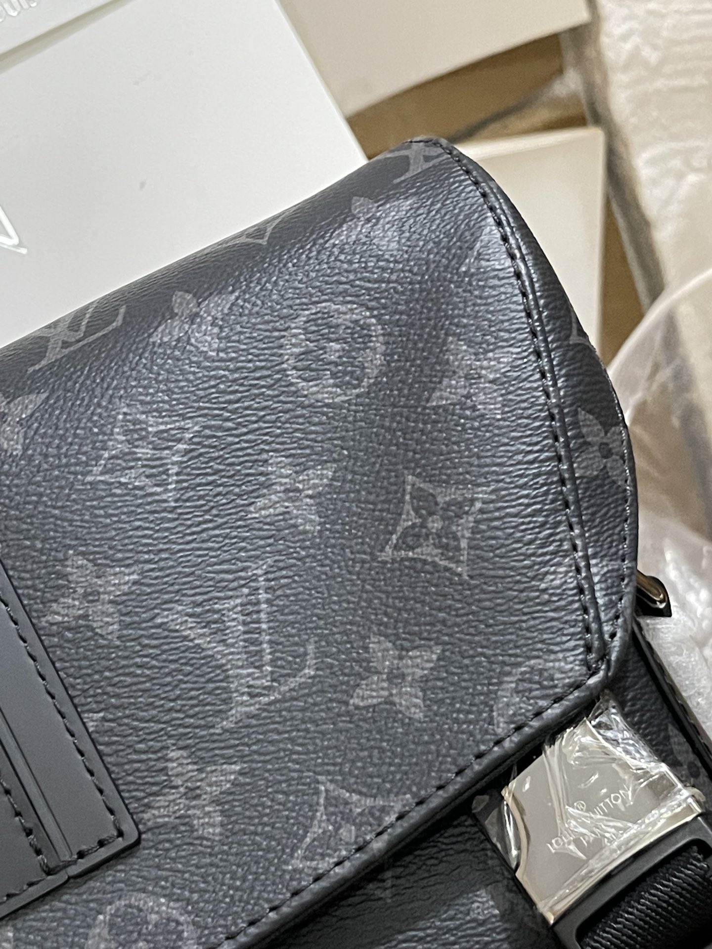 正品级法国版SP免检 客定✈️发货实拍👜 黑武士邮差包 M40511