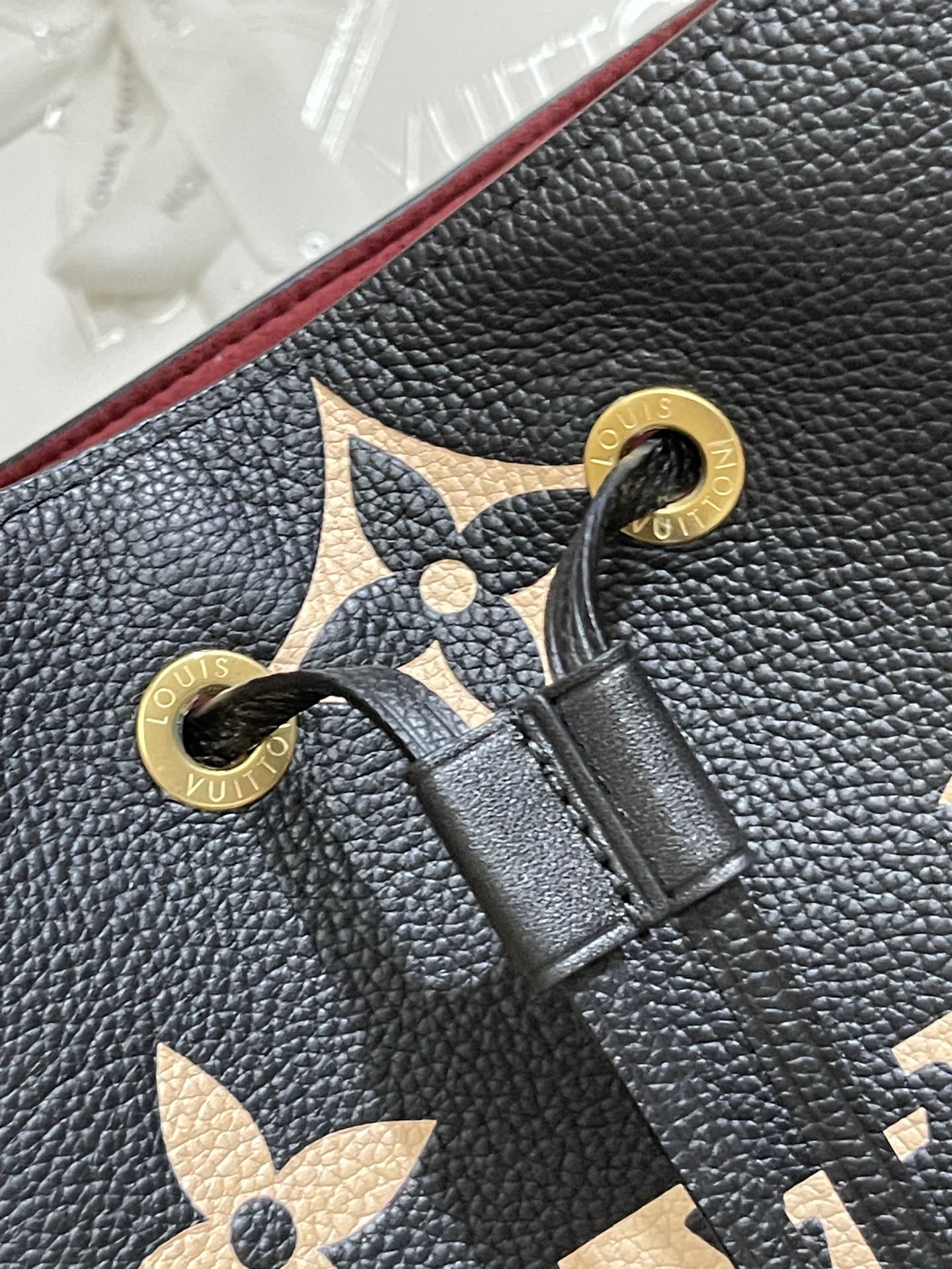 正品级法国版SP免检 客定✈️发货实拍👜全皮水桶包黑色 M45497