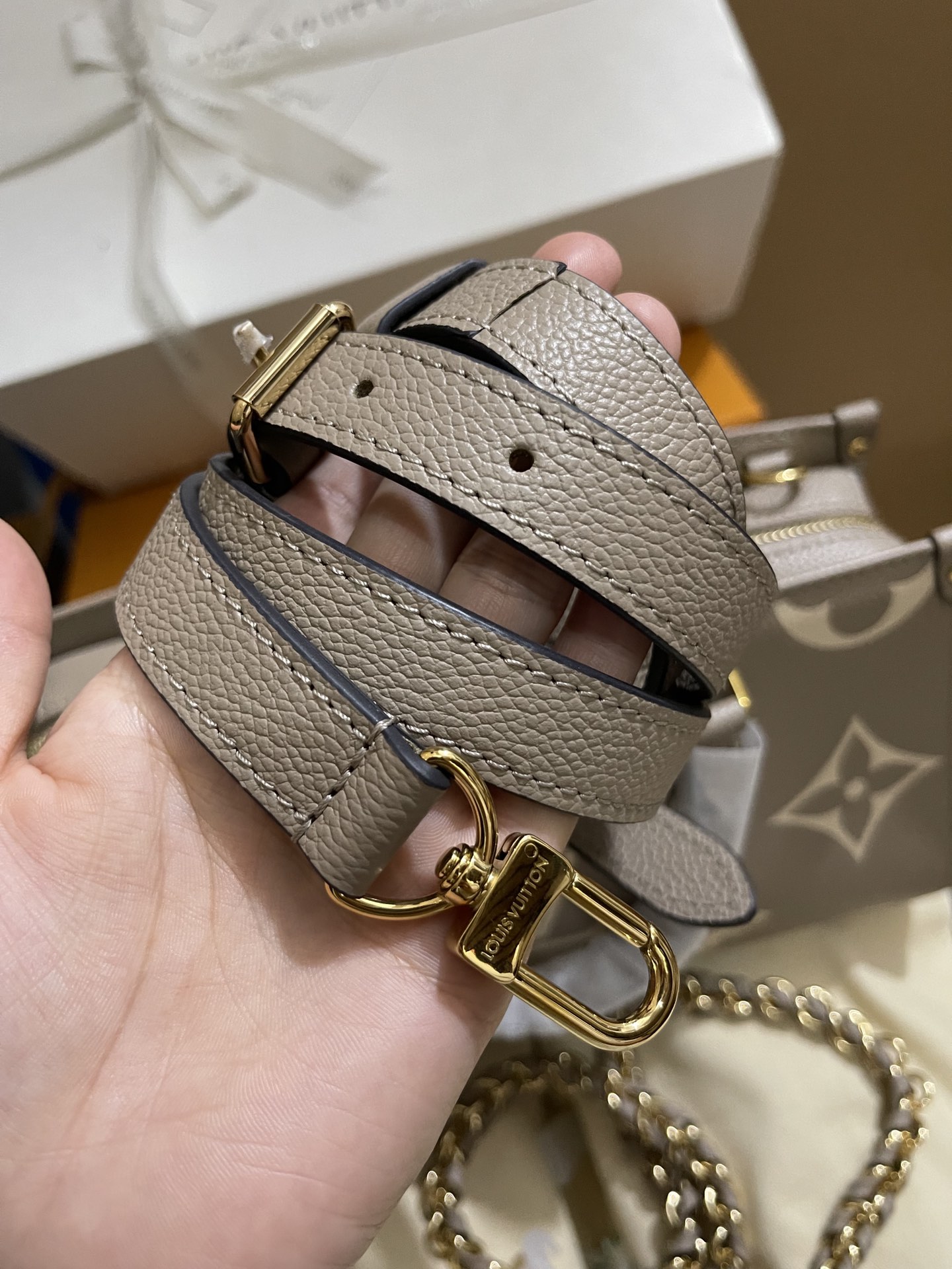 正品级法国版SP免检 客定✈️发货实拍👜 灰丝印托特包 M23641
