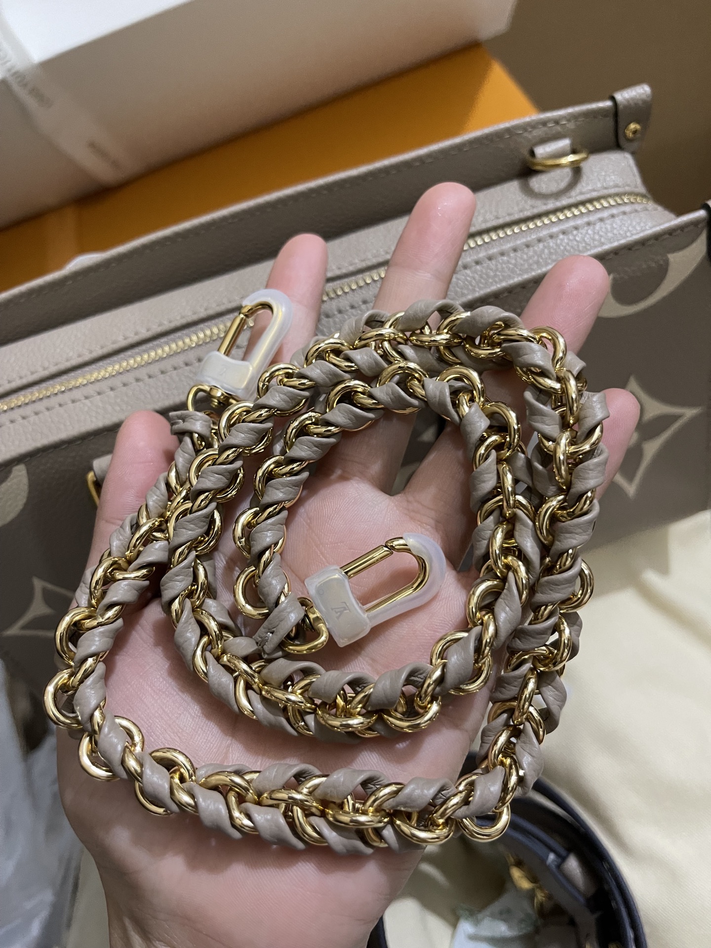 正品级法国版SP免检 客定✈️发货实拍👜 灰丝印托特包 M23641
