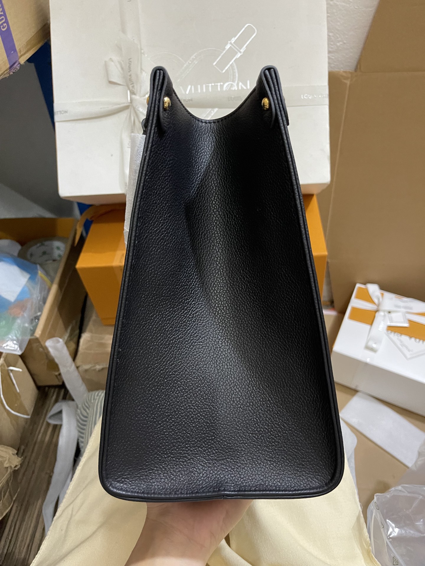 正品级法国版SP免检 客定✈️发货实拍👜 黑丝印托特包 M45495