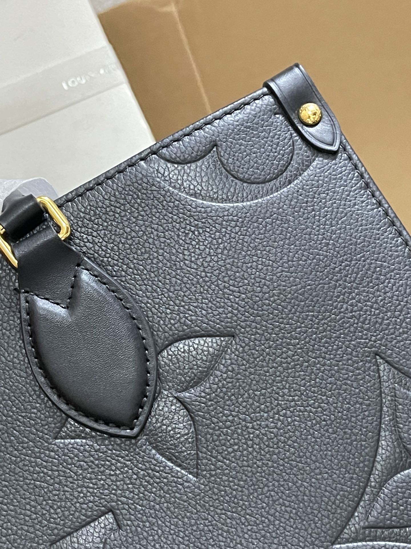 正品级法国版SP免检 客定✈️发货实拍👜 黑压花托特包 M45595