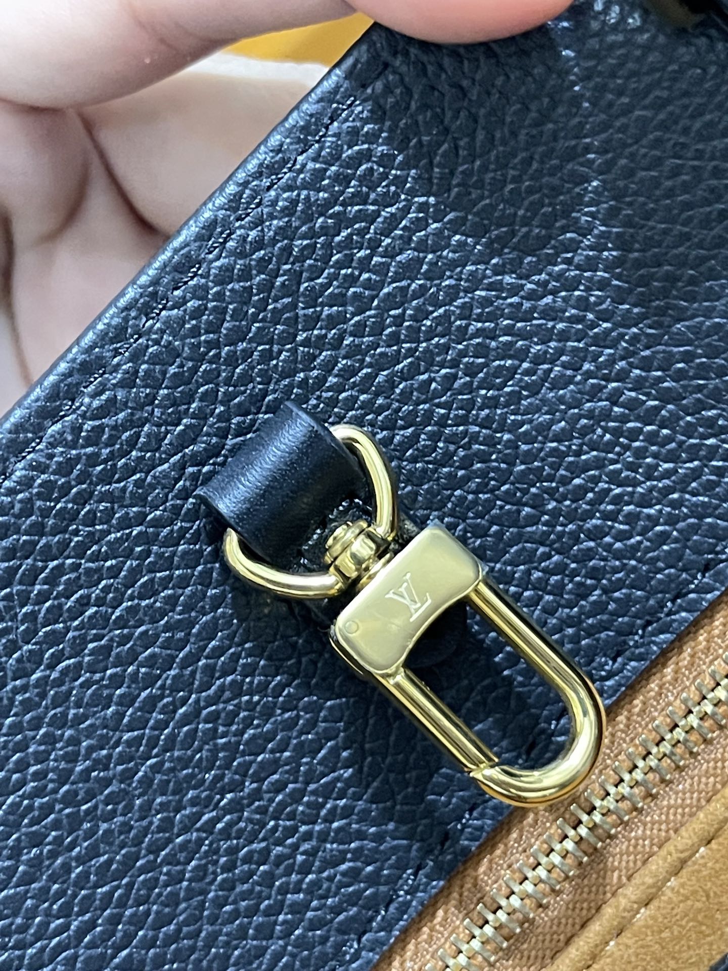 正品级法国版SP免检 客定✈️发货实拍👜 黑压花托特包 M45595