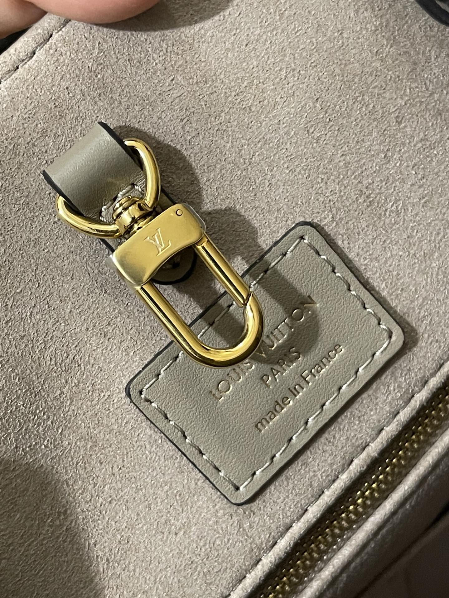 正品级法国版SP免检 客定✈️发货实拍👜 灰色印托特包中号 全皮M45494