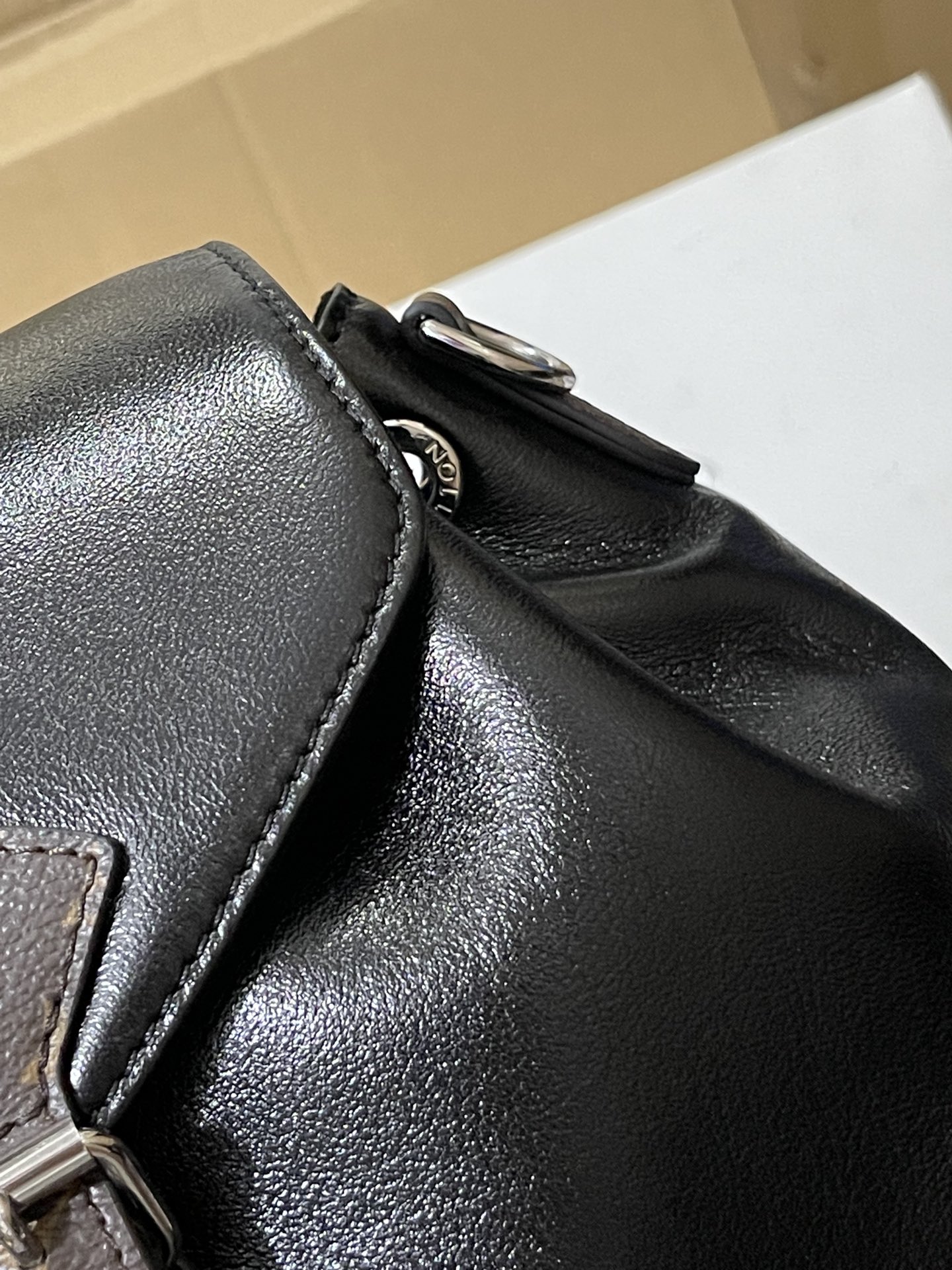 正品级法国版SP免检 客定✈️发货实拍👜全皮双肩背包羊皮 M12587