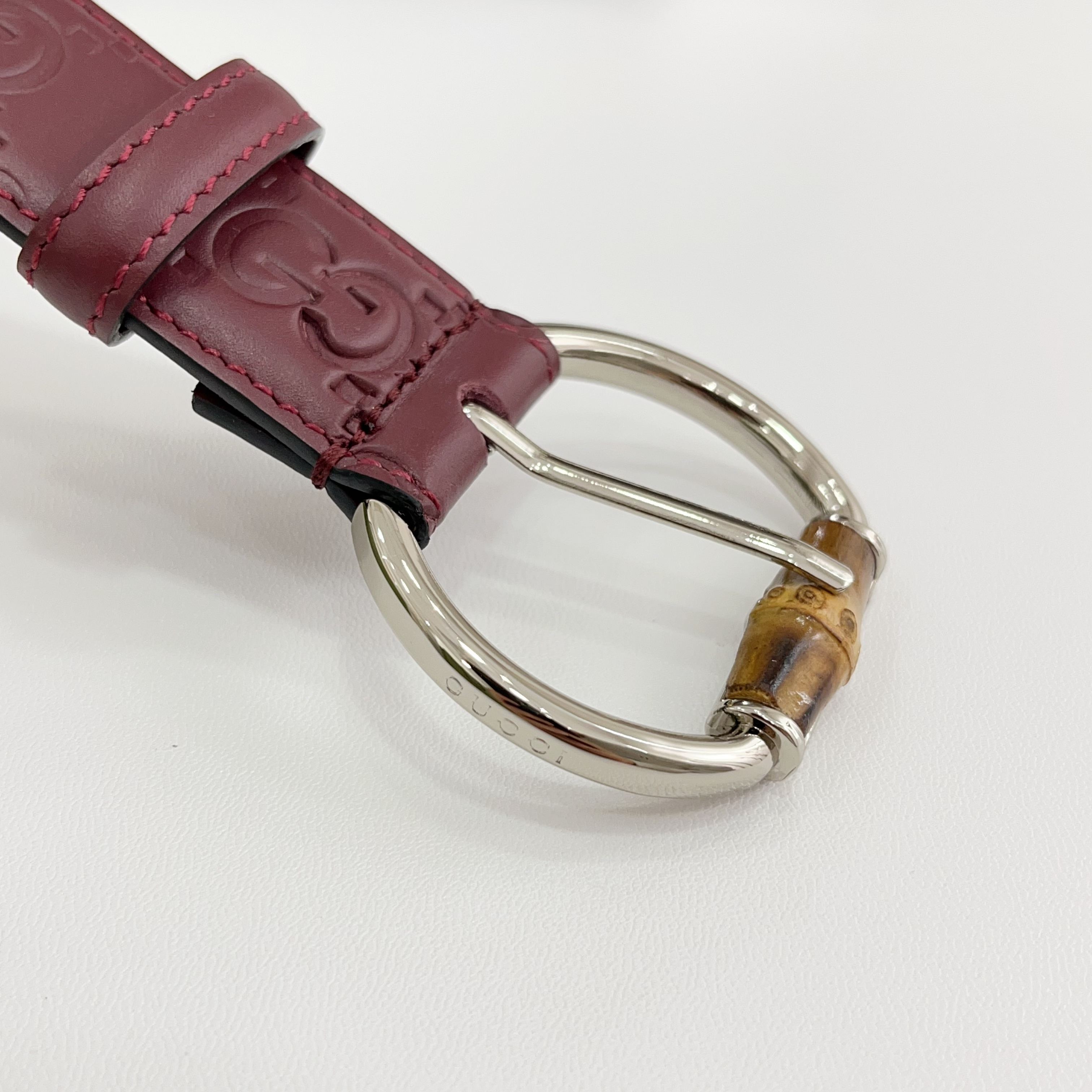  Gucci古驰  3.0cm
新款竹节针扣搭配双面头层牛皮腰带，时尚百搭
码数：75 80 85 90