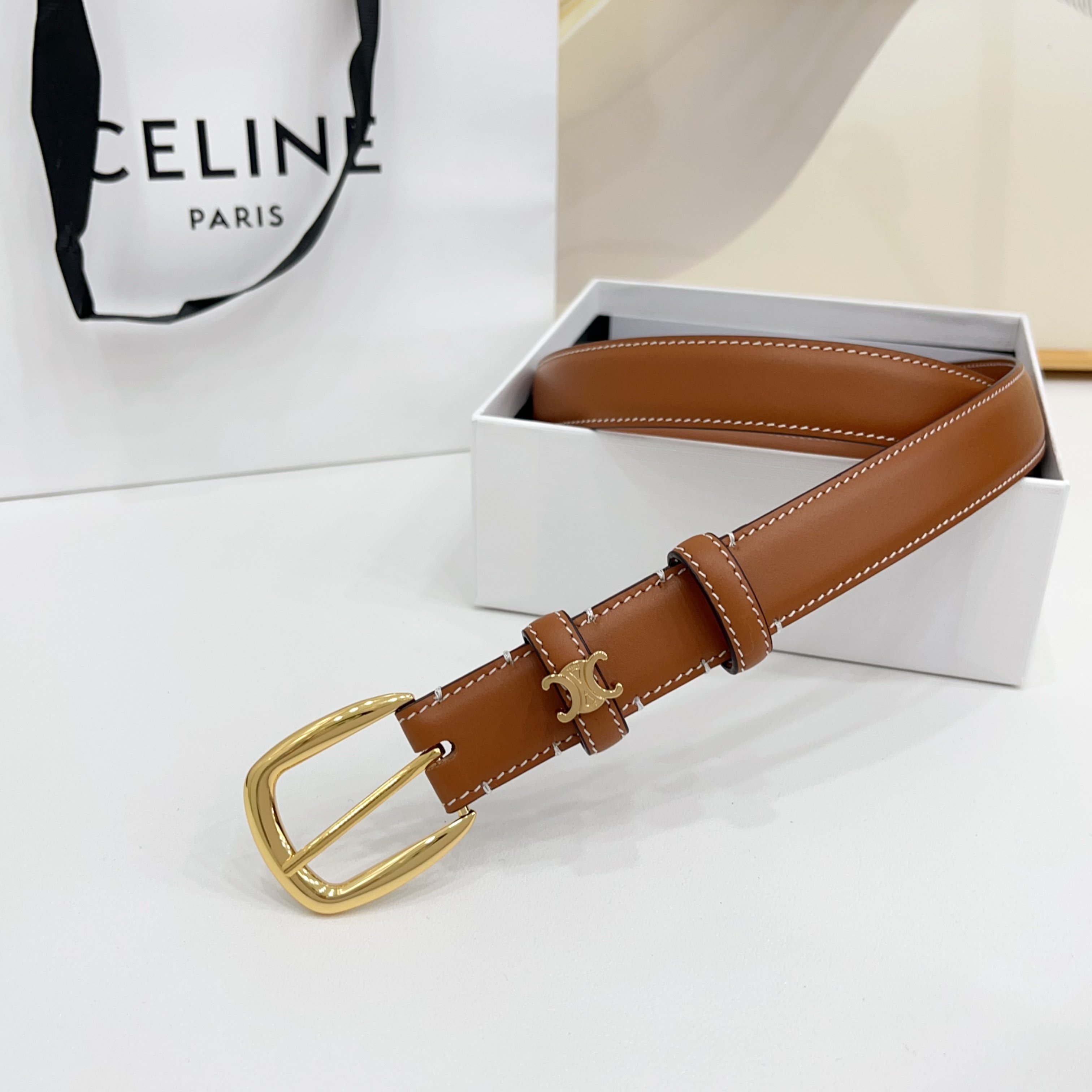 赛琳celine 凯旋门腰带2.5cm精品彩色带身 上新！双面小牛皮，质感细腻，丝滑，高端品质，做工精细
