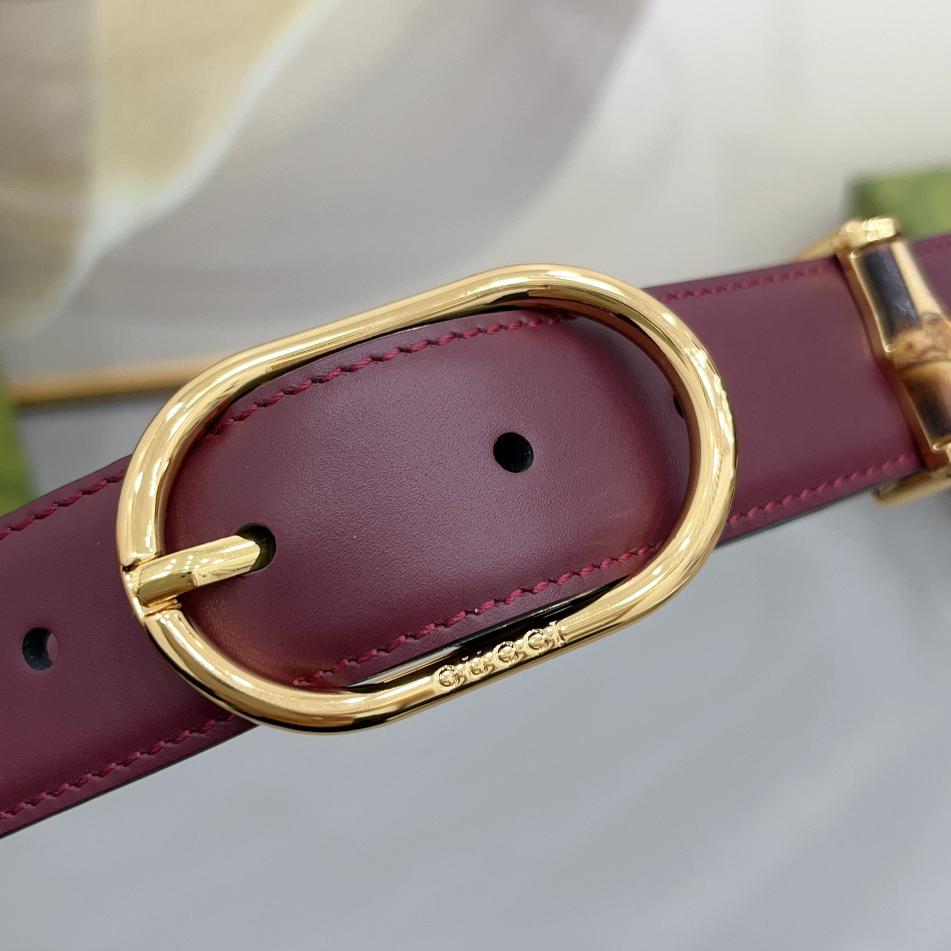 Gucci 古驰 3.0cm这款引人注目的皮质腰带被作为 Cruise 2026 系列作品的一部分推出，