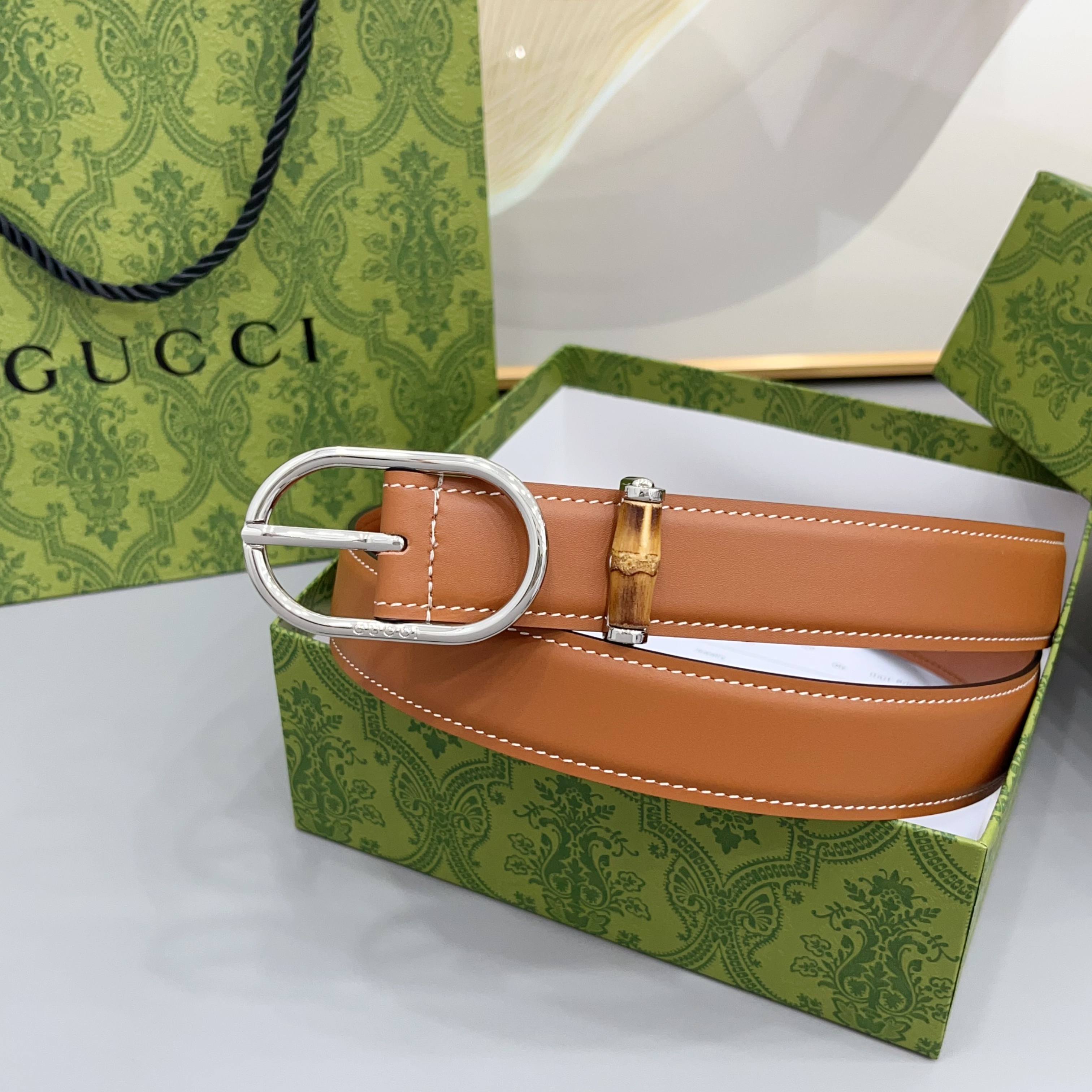 Gucci 古驰 3.0cm这款引人注目的皮质腰带被作为 Cruise 2026 系列作品的一部分推出，