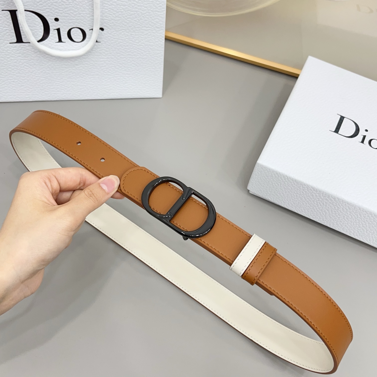 Dior  3.0cm由乔纳森·安德森 (Jonathan Anderson) 设计的 CD Icon 