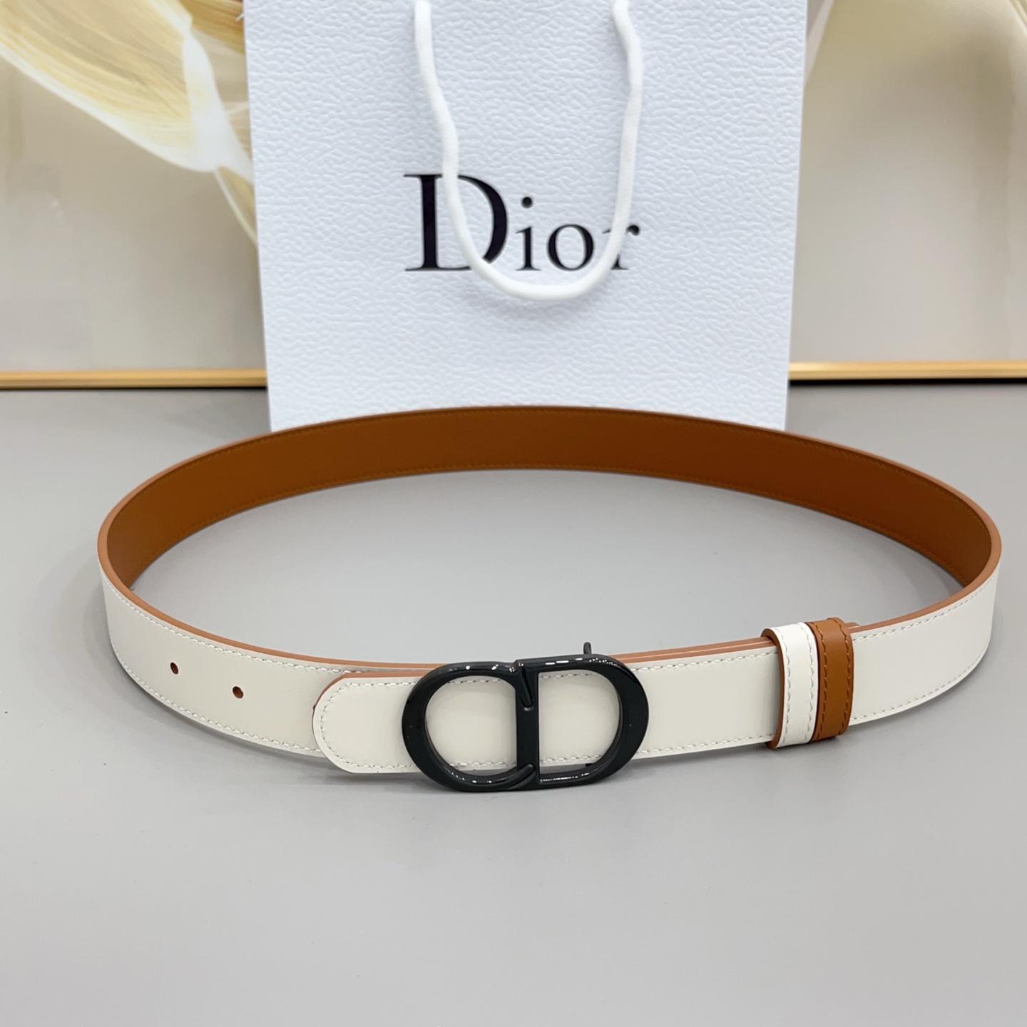 Dior  3.0cm由乔纳森·安德森 (Jonathan Anderson) 设计的 CD Icon 