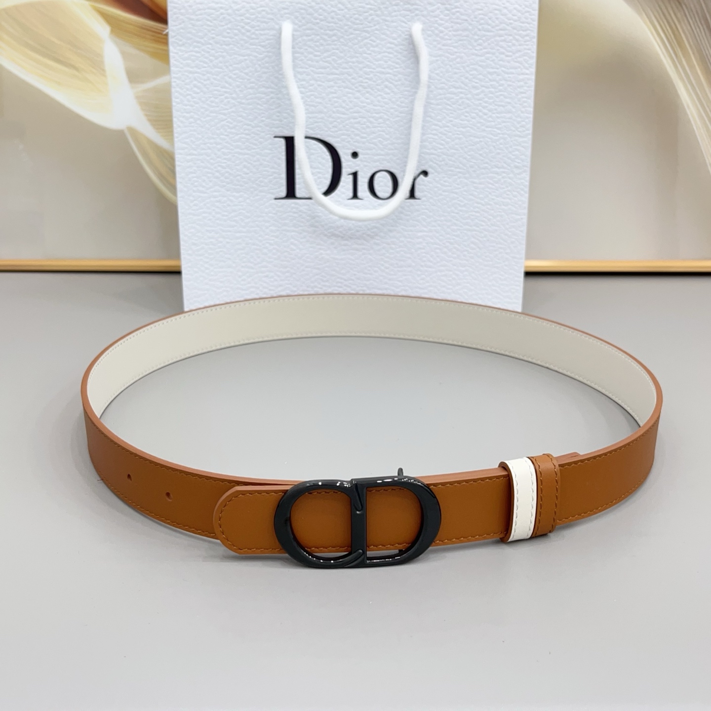 Dior  3.0cm由乔纳森·安德森 (Jonathan Anderson) 设计的 CD Icon 