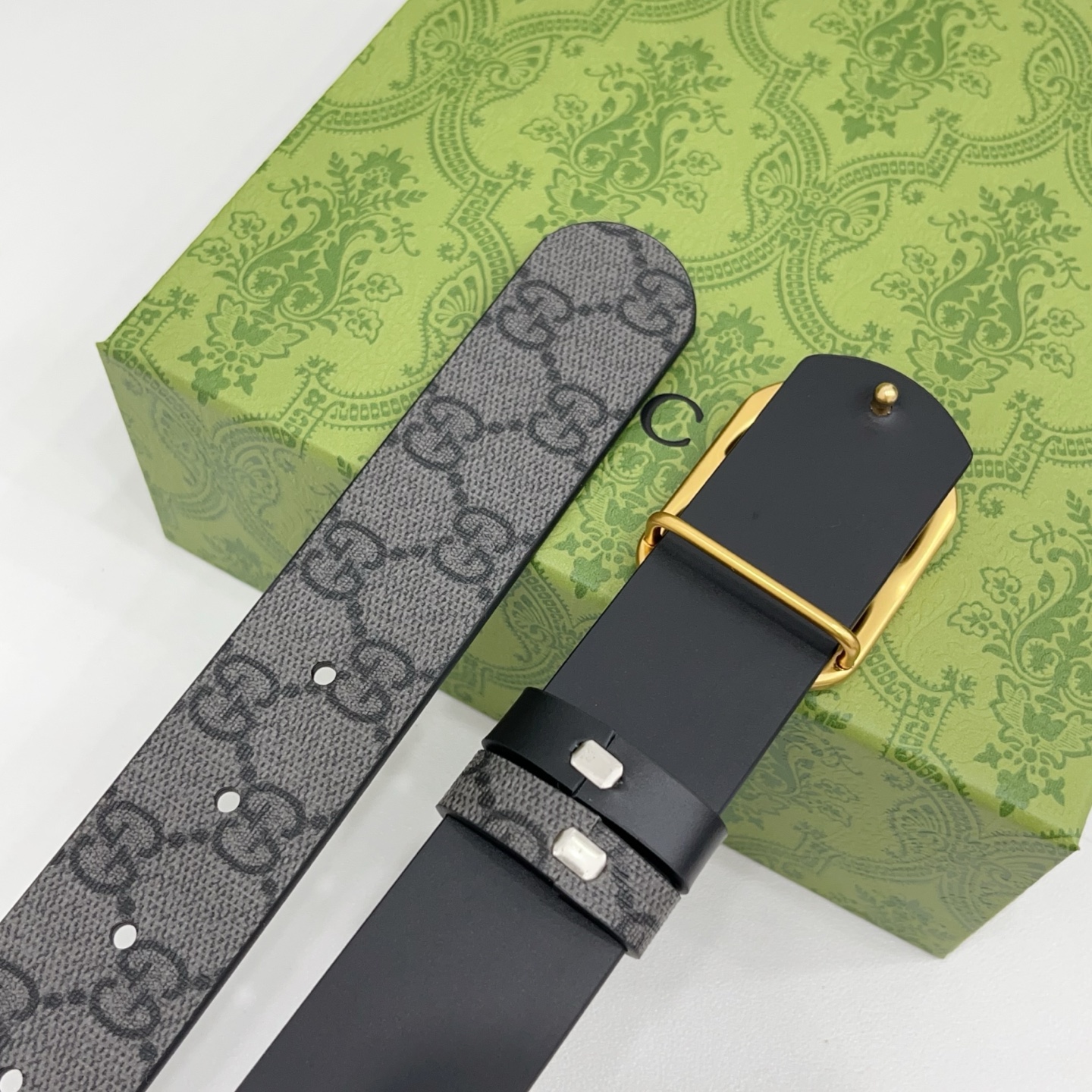 Gucci 3.5cm经典双G腰带｜新款
