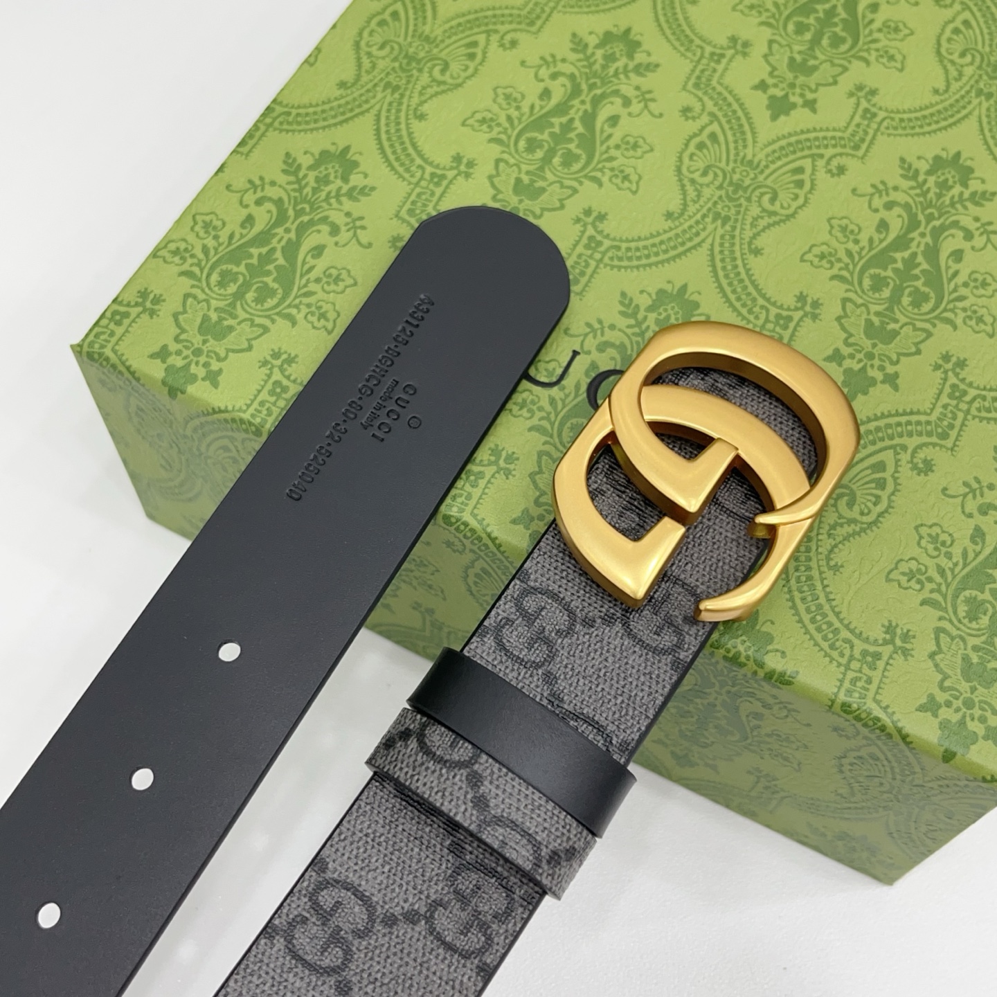 Gucci 3.5cm经典双G腰带｜新款